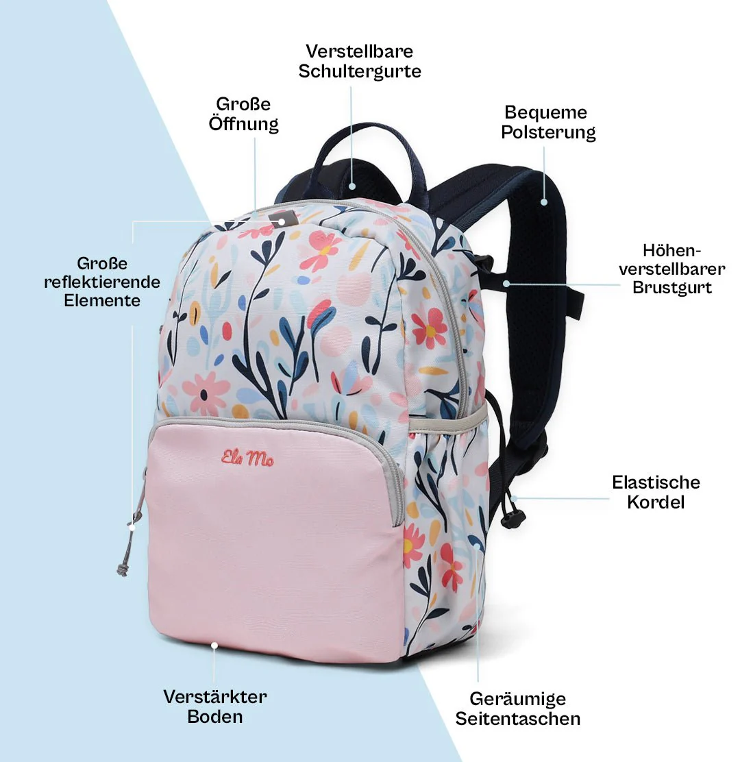 Ela Mo™ Kinderrucksack (3-6 Jahre) | Pastel Land - Image 3