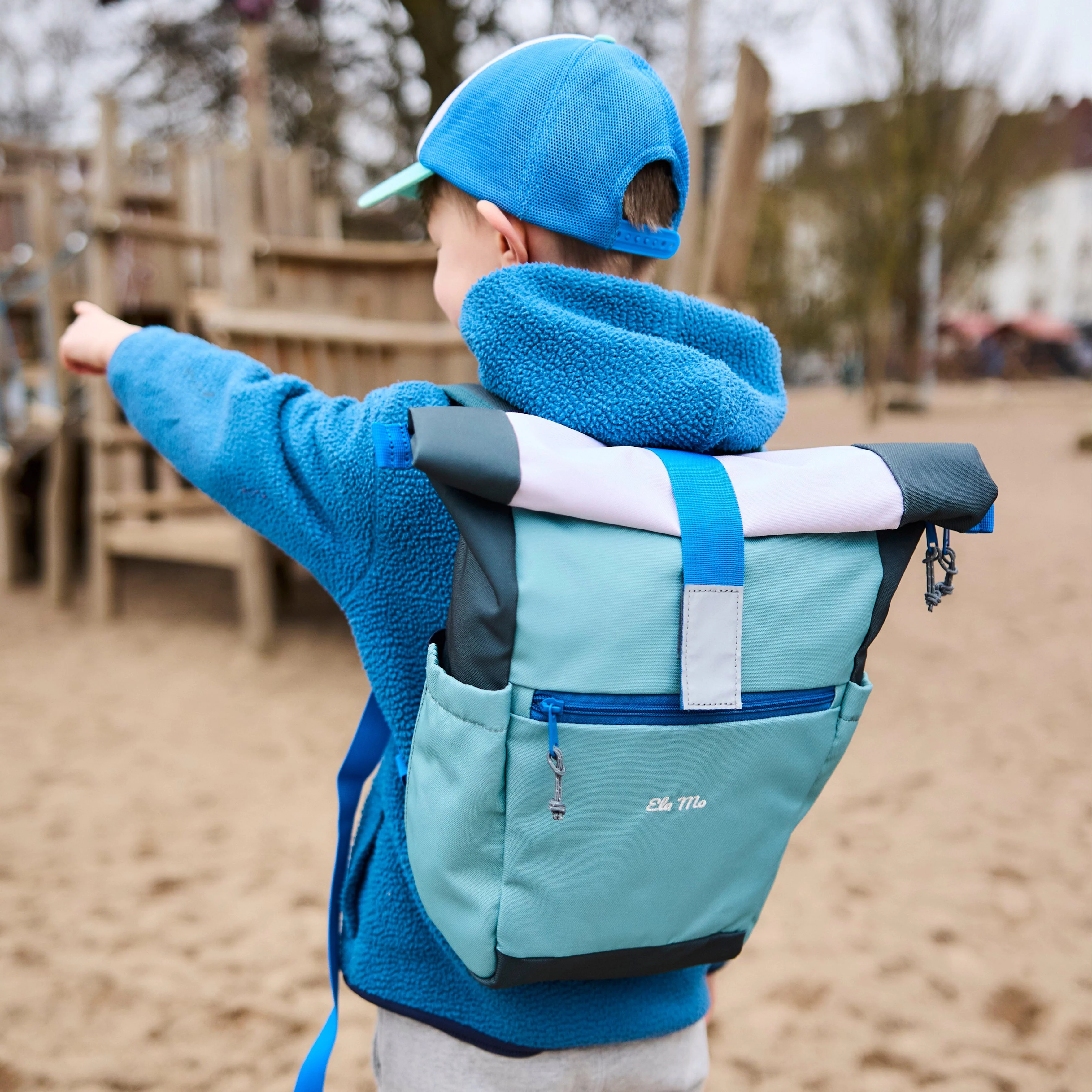 Ela Mo™ Kinderrucksack (6-10 Jahre) | Blue Mint - Image 3