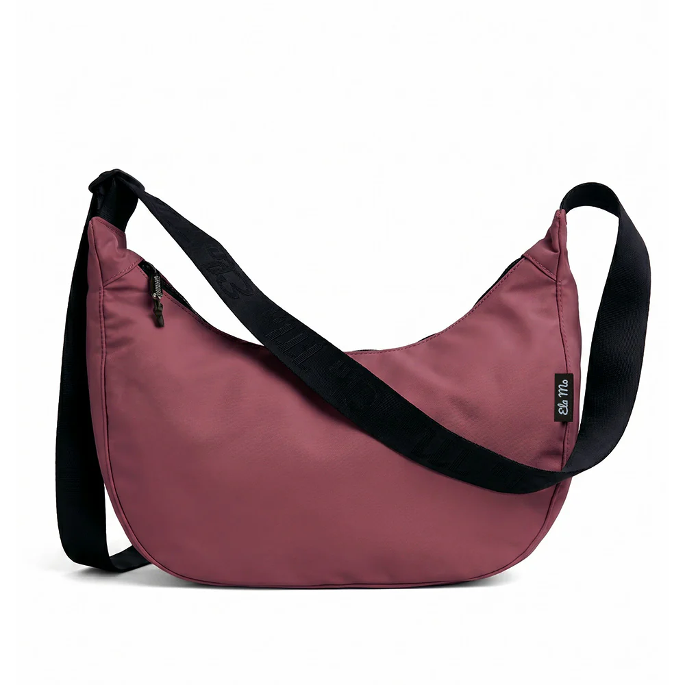 Ela Mo™ Moon Bag | Dark Berry (Coated) - Image 5