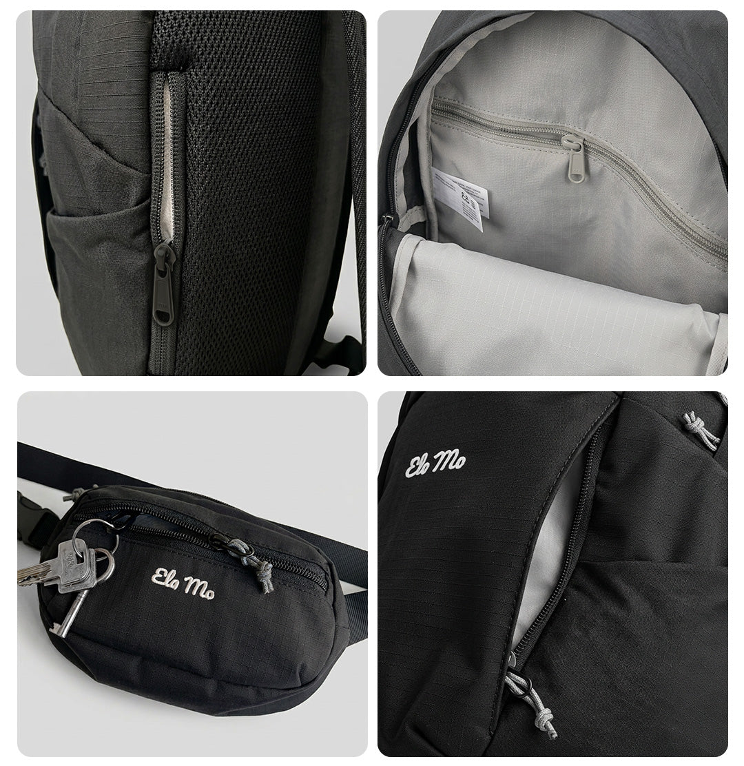 Ela Mo™ Active  Duo Rucksack + Hip Bag | Birds - Image 4