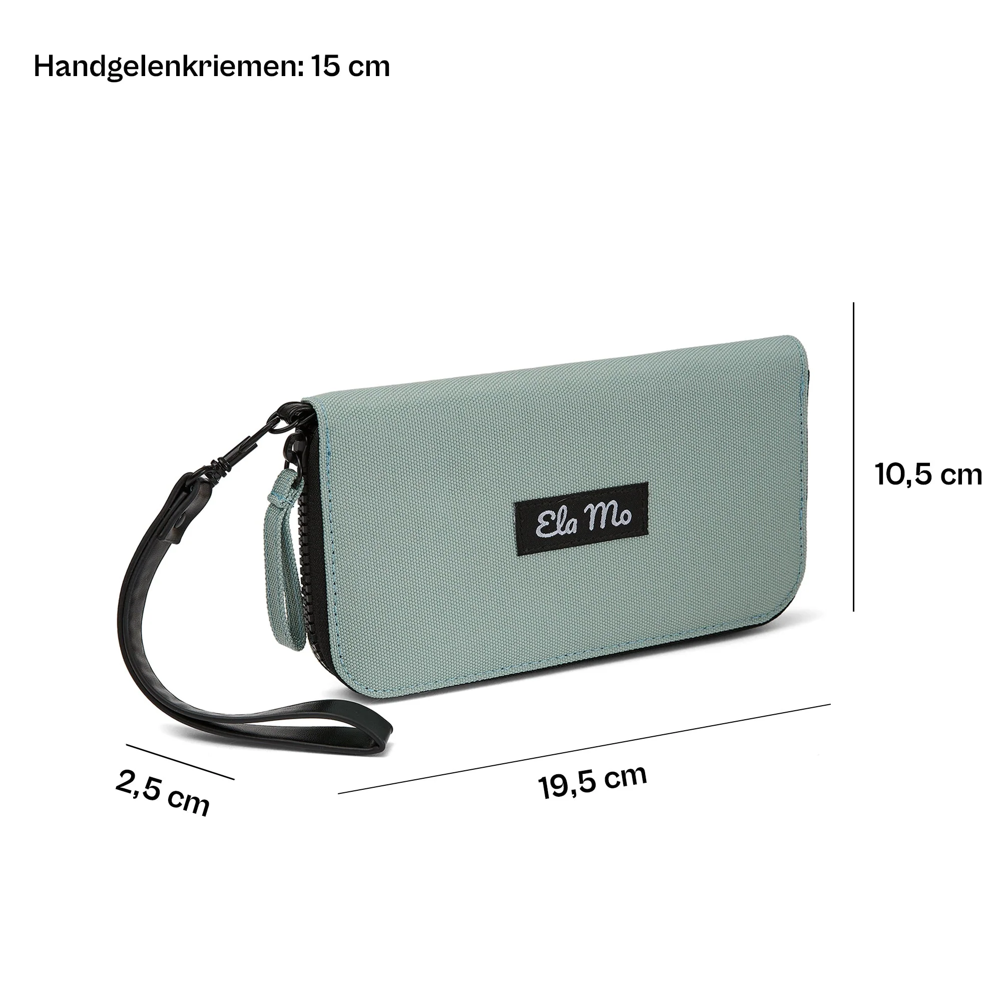 Ela Mo™ Große Geldbörse | Mintgrey - Image 4