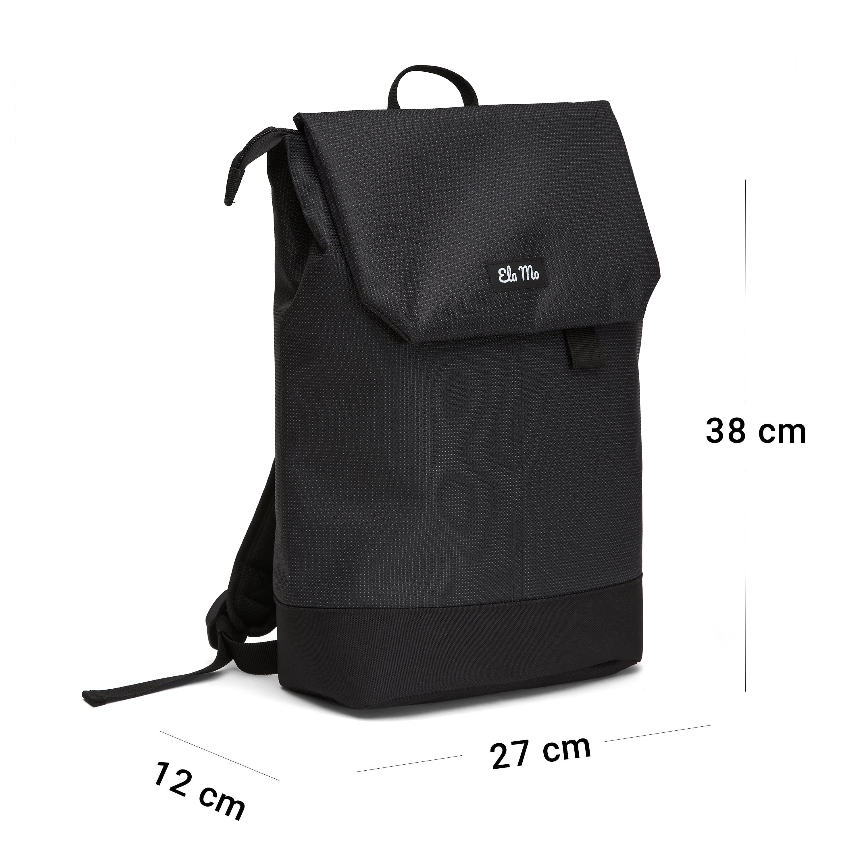 Ela Mo™ Daypack Rucksack | Black Reflective - Image 5