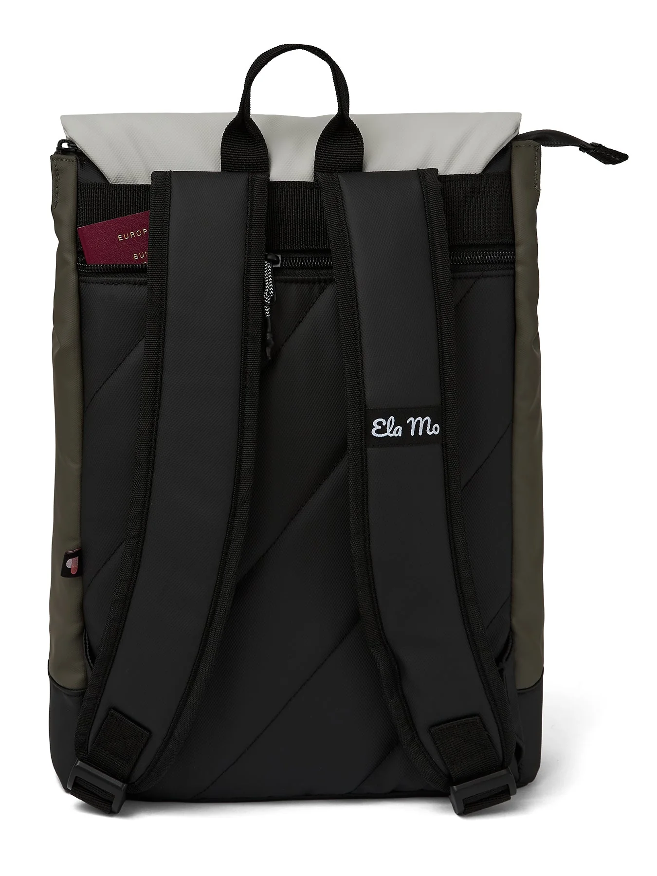Ela Mo™ Daypack Rucksack | Coated Edition Olive - Image 7