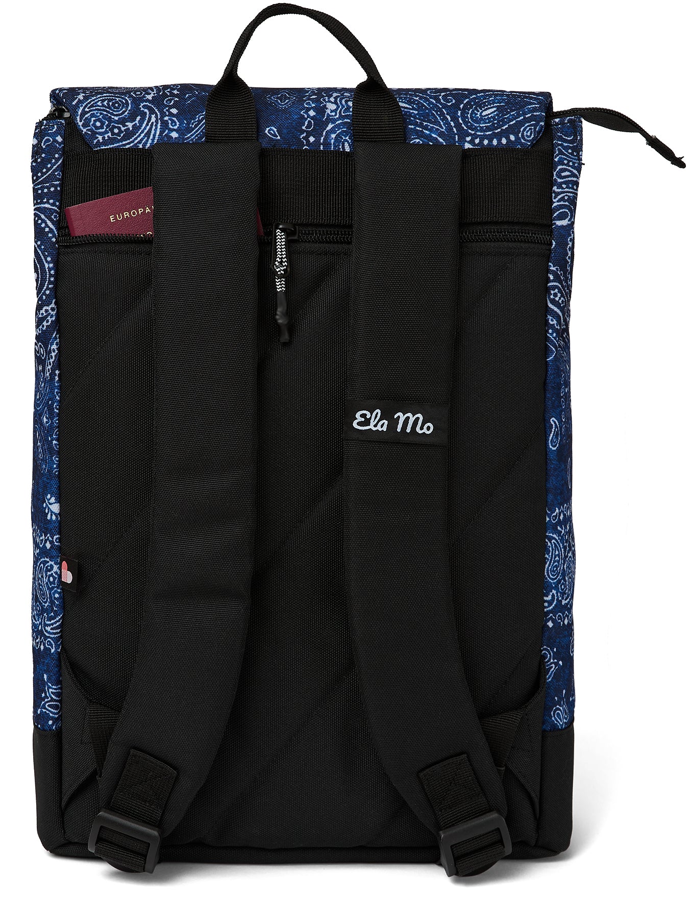 Ela Mo™ Daypack Rucksack | Denim Paisley - Image 6