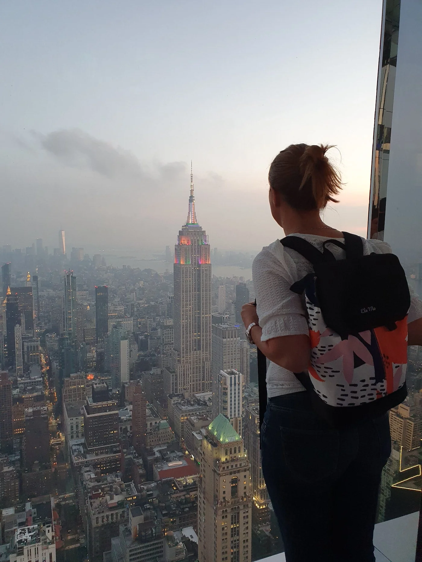Ela Mo™ Daypack Rucksack | Papercut Tulip - Image 2