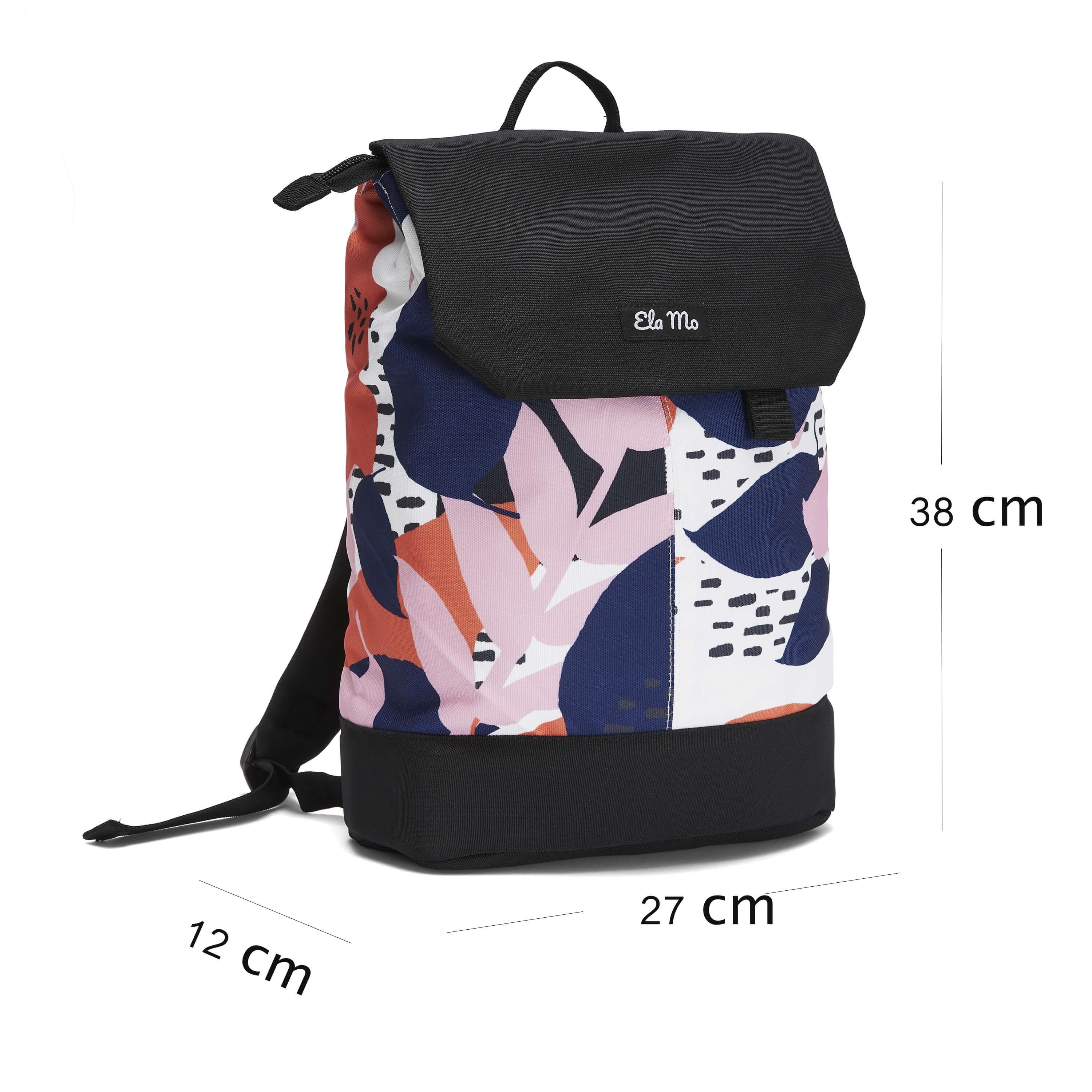 Ela Mo™ Daypack Rucksack | Papercut Tulip - Image 3