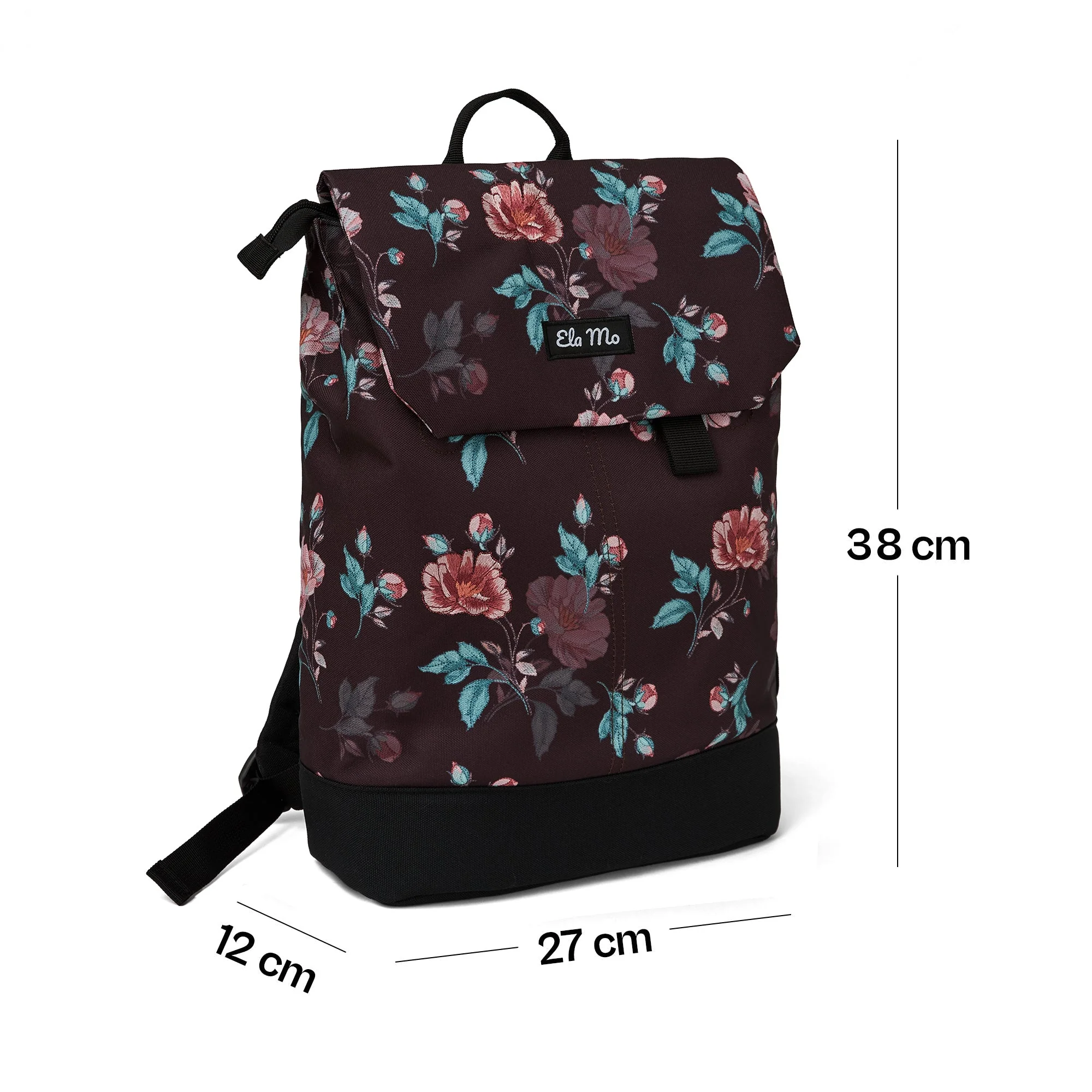 Ela Mo™ Daypack Rucksack | Roses & Chocolate - Image 3