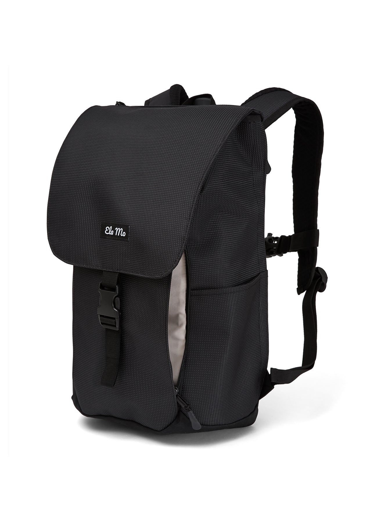 Ela Mo™ Everywhere Rucksack | Black Reflective - Image 7