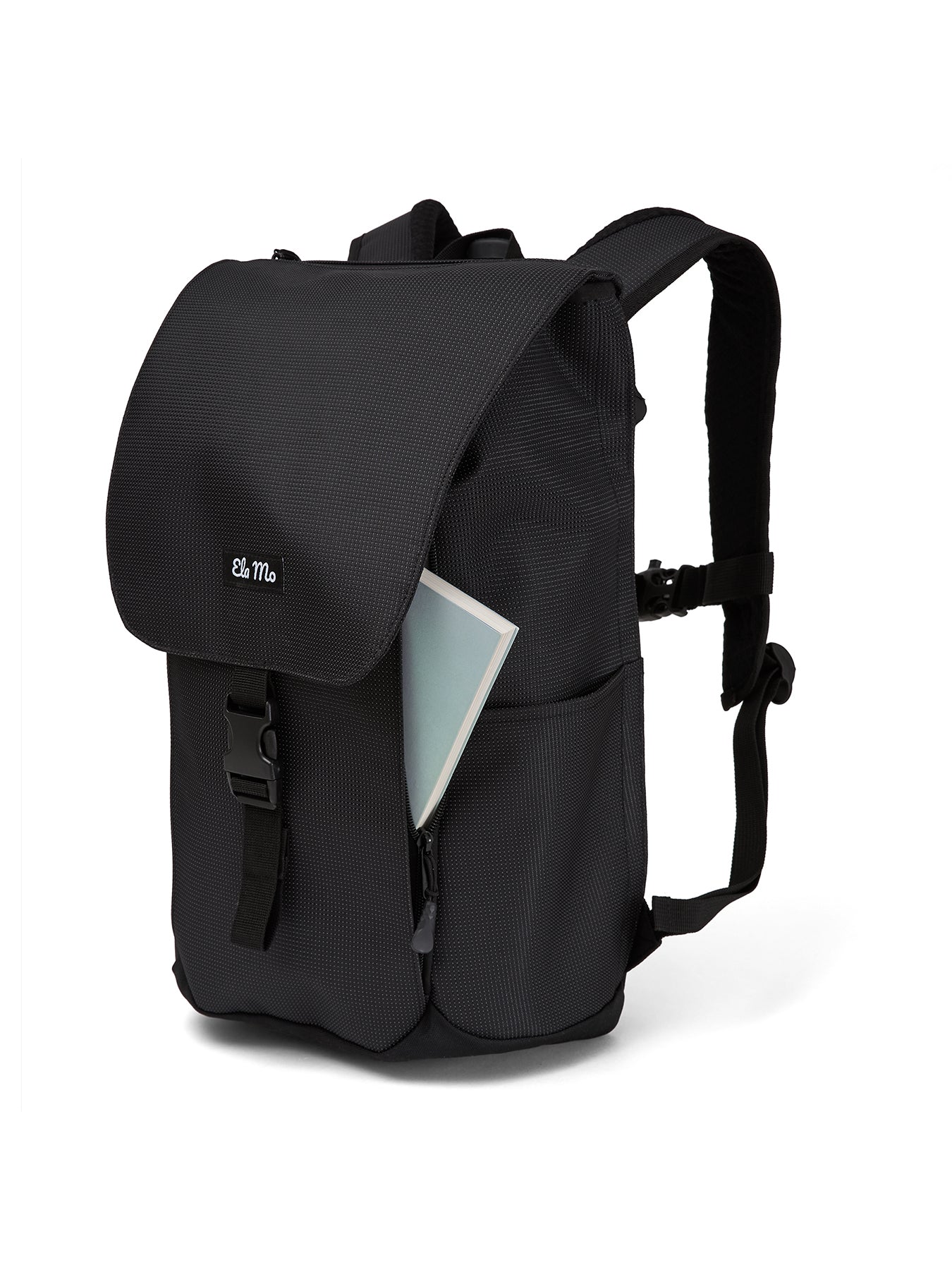 Ela Mo™ Everywhere Rucksack | Black Reflective - Image 8