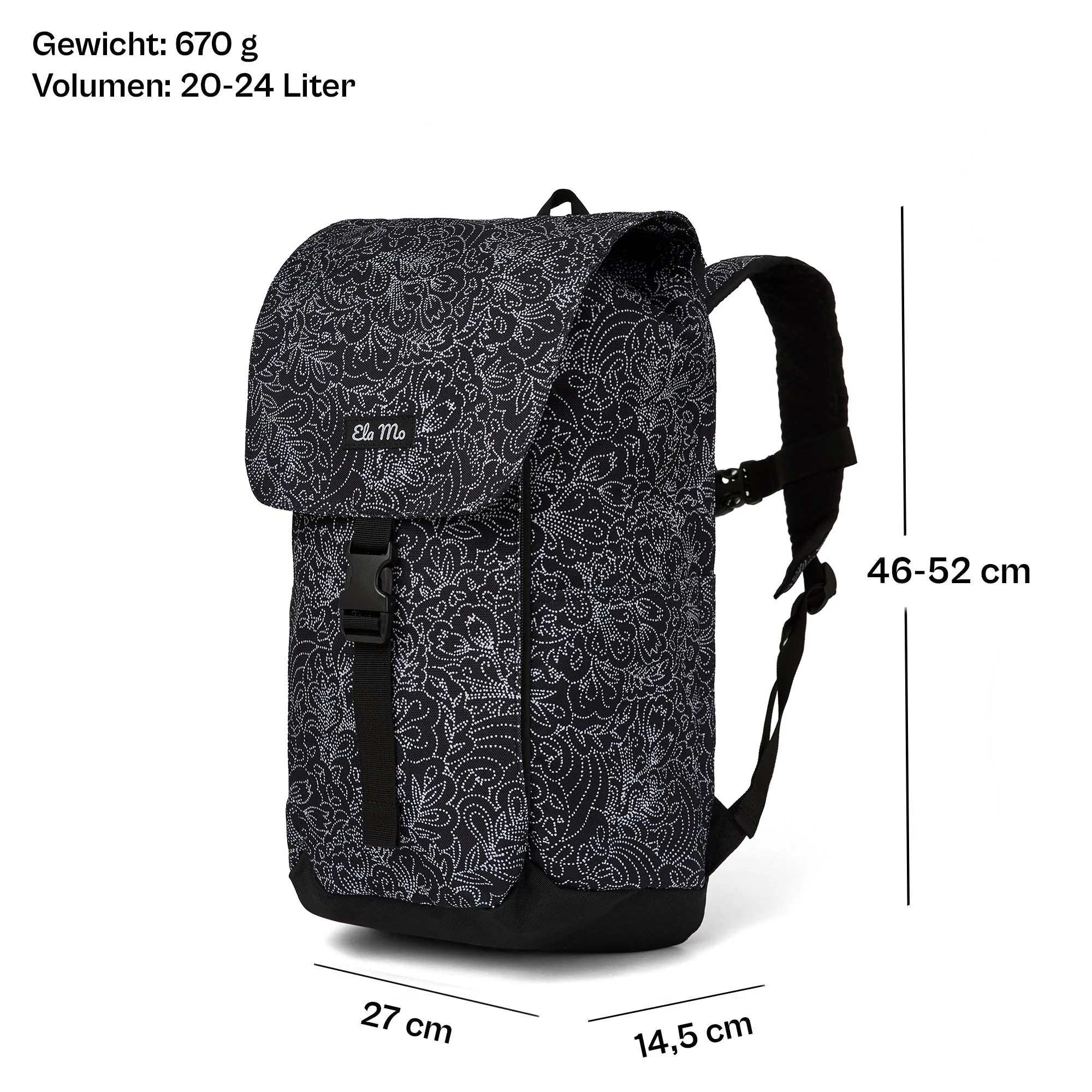 Ela Mo™ Everywhere Rucksack | Dots - Image 3