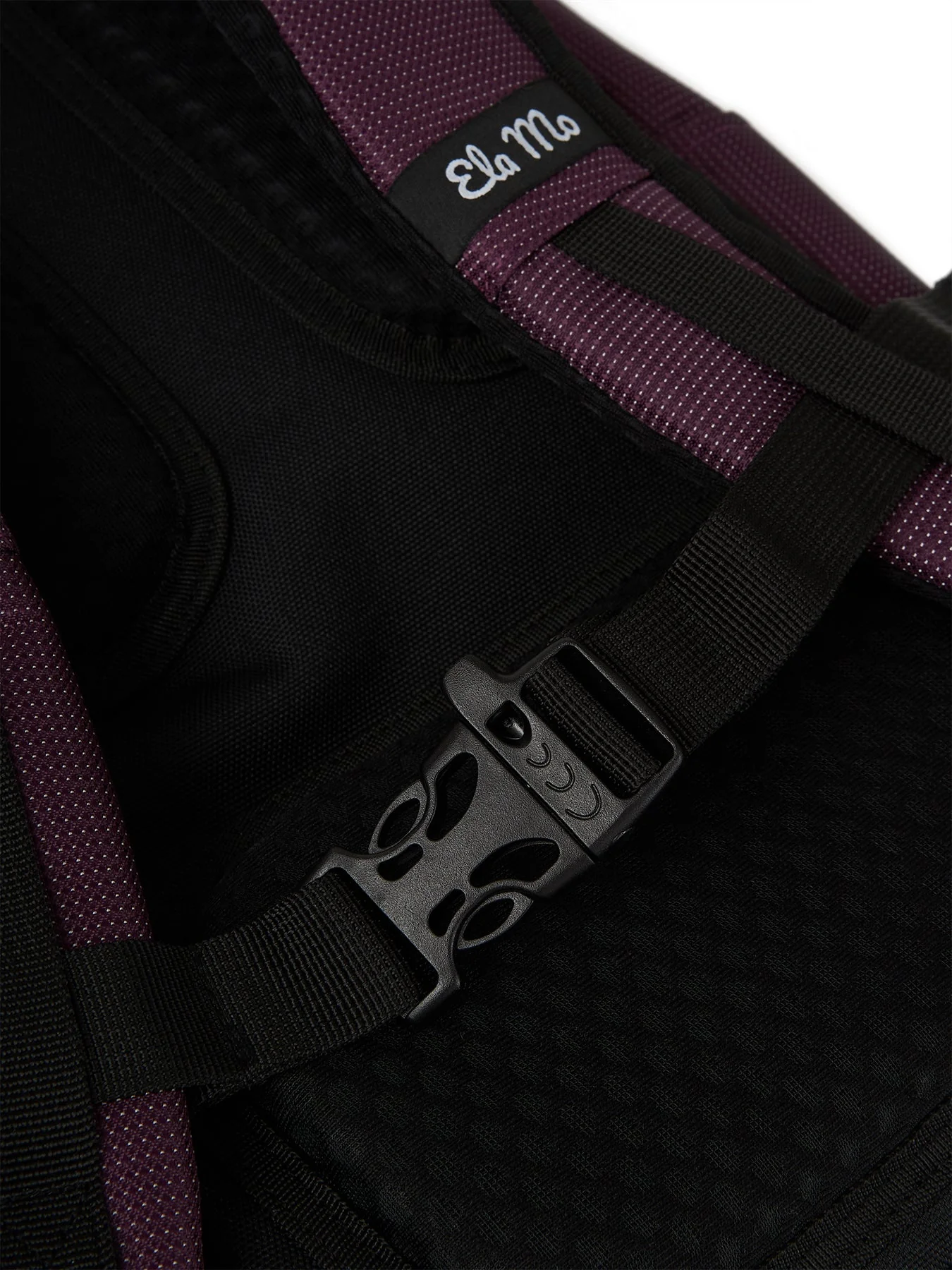 Ela Mo™ Everywhere Rucksack | Plum Reflective - Image 15
