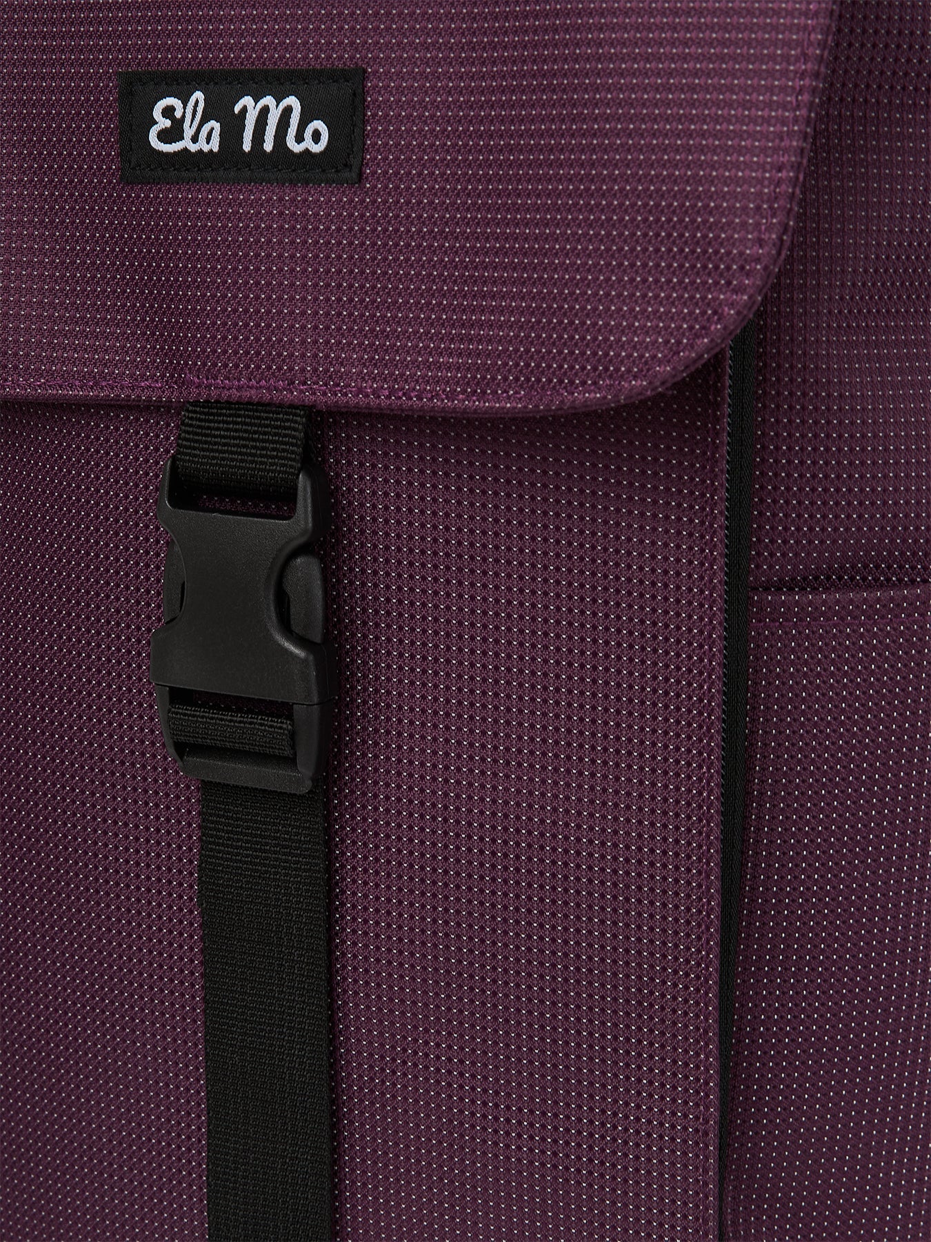 Ela Mo™ Everywhere Rucksack | Plum Reflective - Image 7