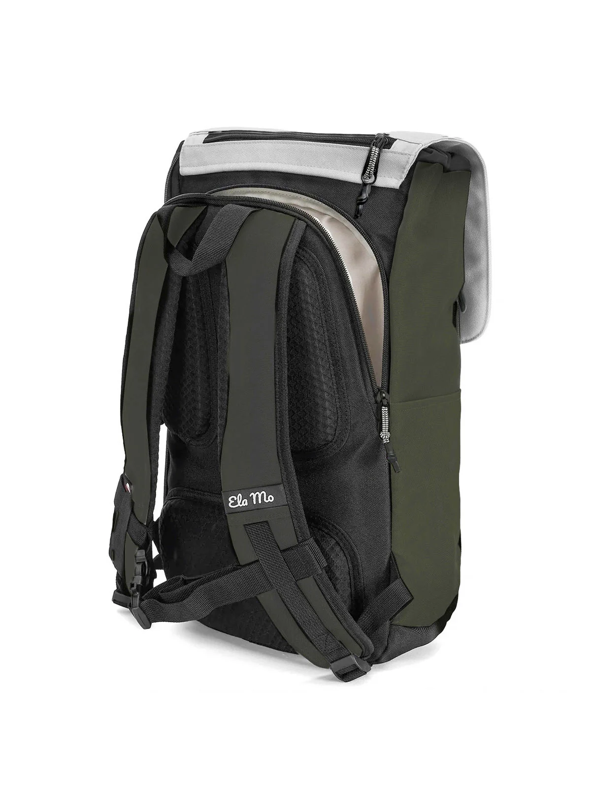 Ela Mo™ Everywhere Rucksack | Coated Edition Olive - Image 15