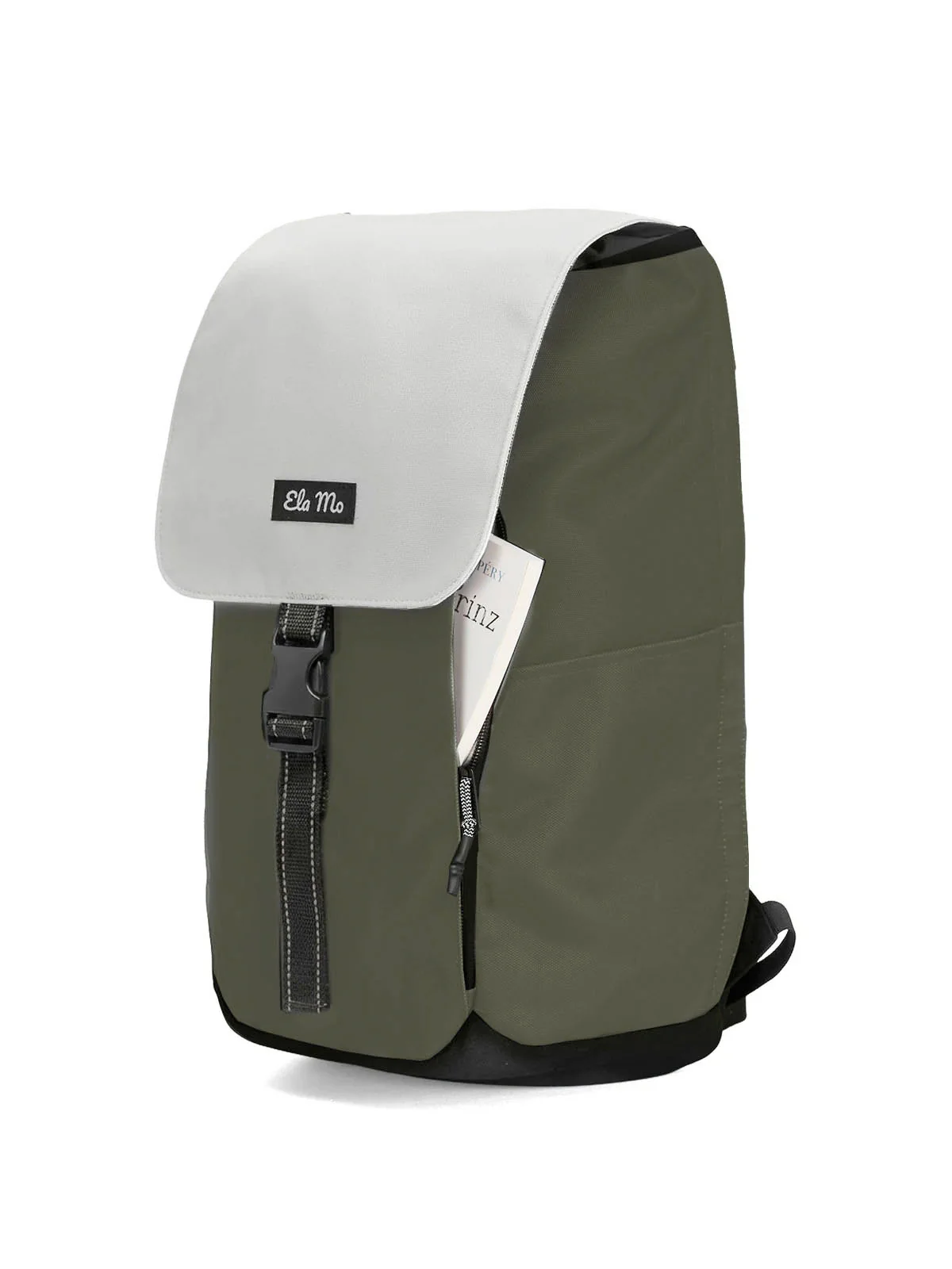 Ela Mo™ Everywhere Rucksack | Coated Edition Olive - Image 17