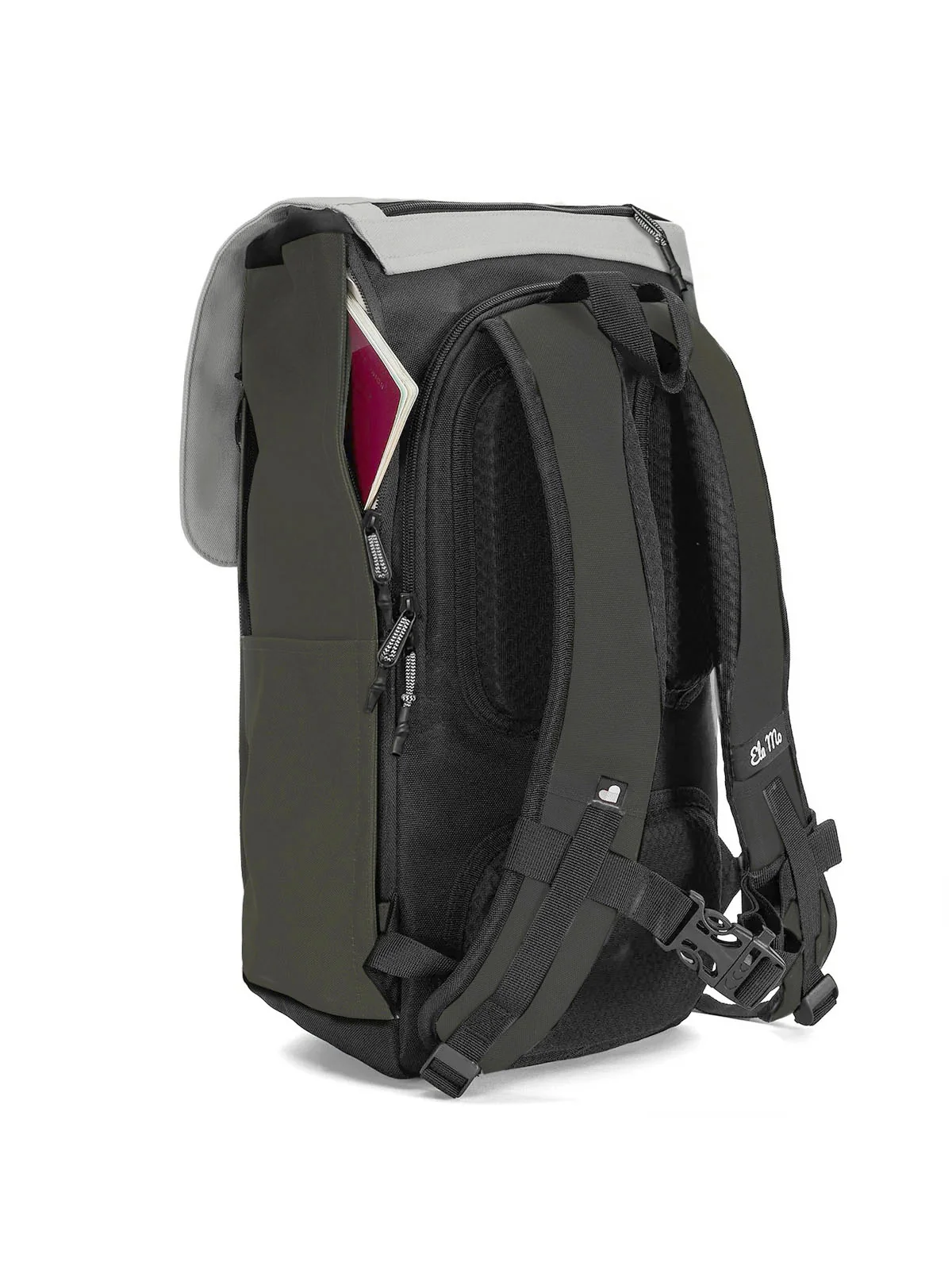 Ela Mo™ Everywhere Rucksack | Coated Edition Olive - Image 4