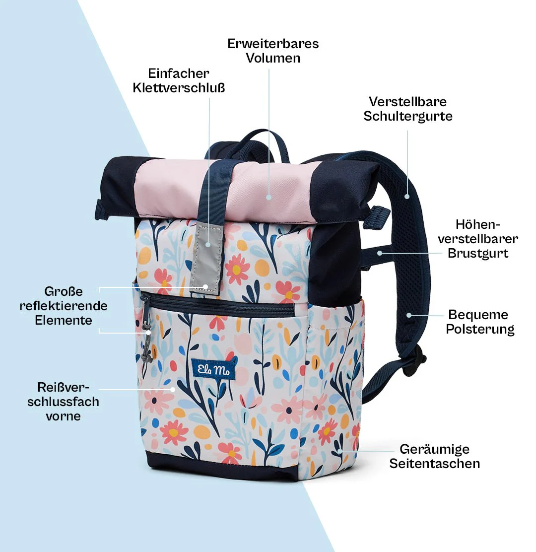 Ela Mo™ Kinderrucksack (6-10 Jahre) | Pastel Land - Image 4