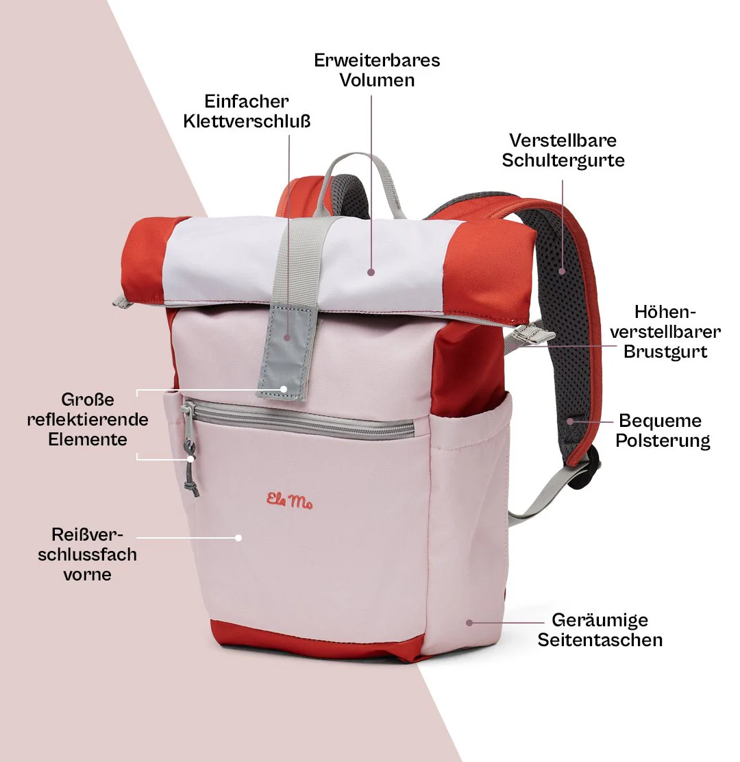 Ela Mo™ Kinderrucksack (6-10 Jahre) | Cotton Candy - Image 4