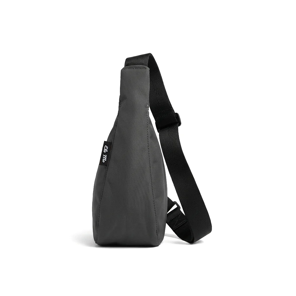 Ela Mo™ Moon Bag | Coated Edition Slate (Dark Grey) - Image 6