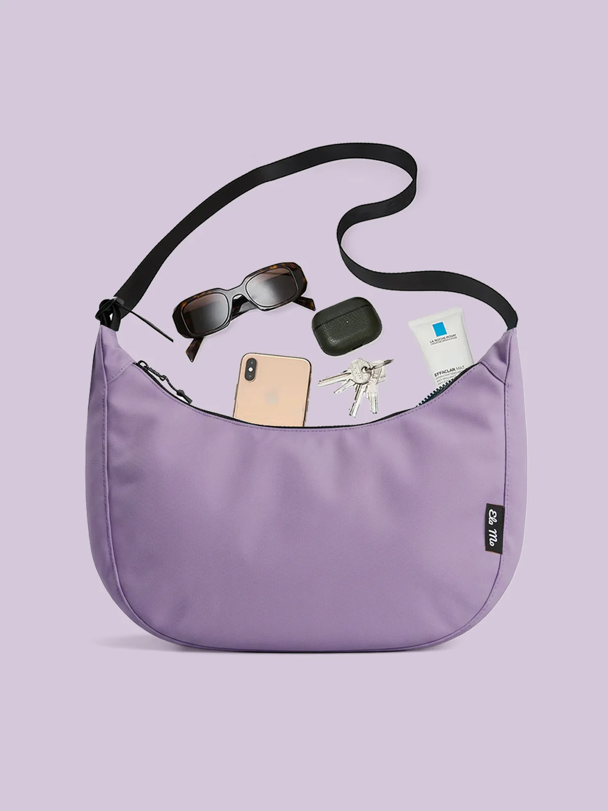 Ela Mo™ Moon Bag | Coated Edition Fuchsie