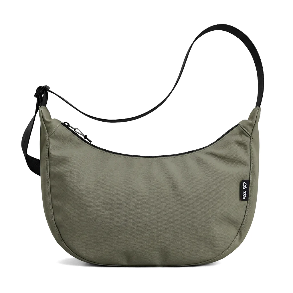 Ela Mo™ Moon Bag | Coated Edition Olive - Image 2