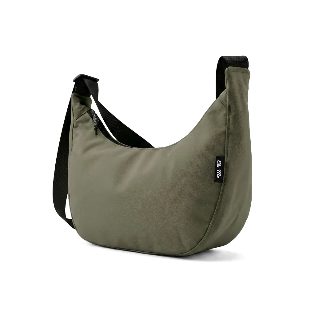 Ela Mo™ Moon Bag | Coated Edition Olive - Image 3