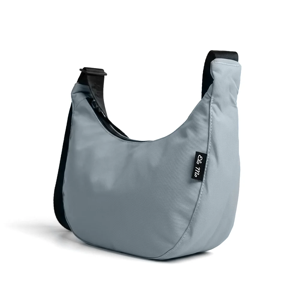 Ela Mo™ Moon Bag | Coated Edition Smoke Blue - Image 5