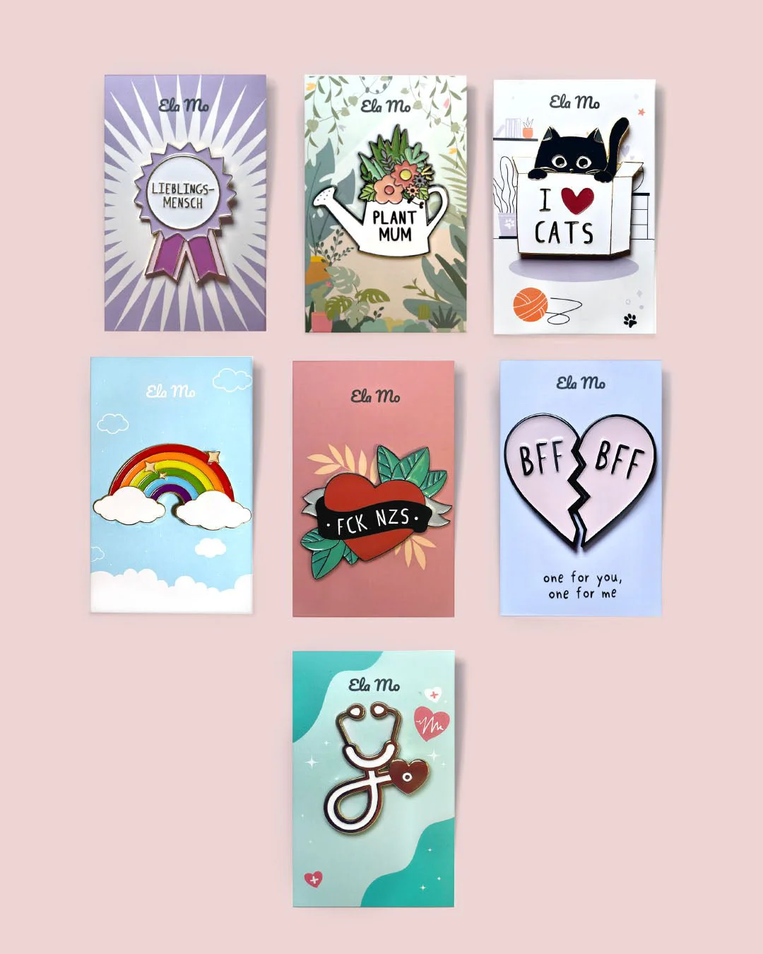 Ela Mo™ Pin für Rucksäcke | Rainbow - Image 6