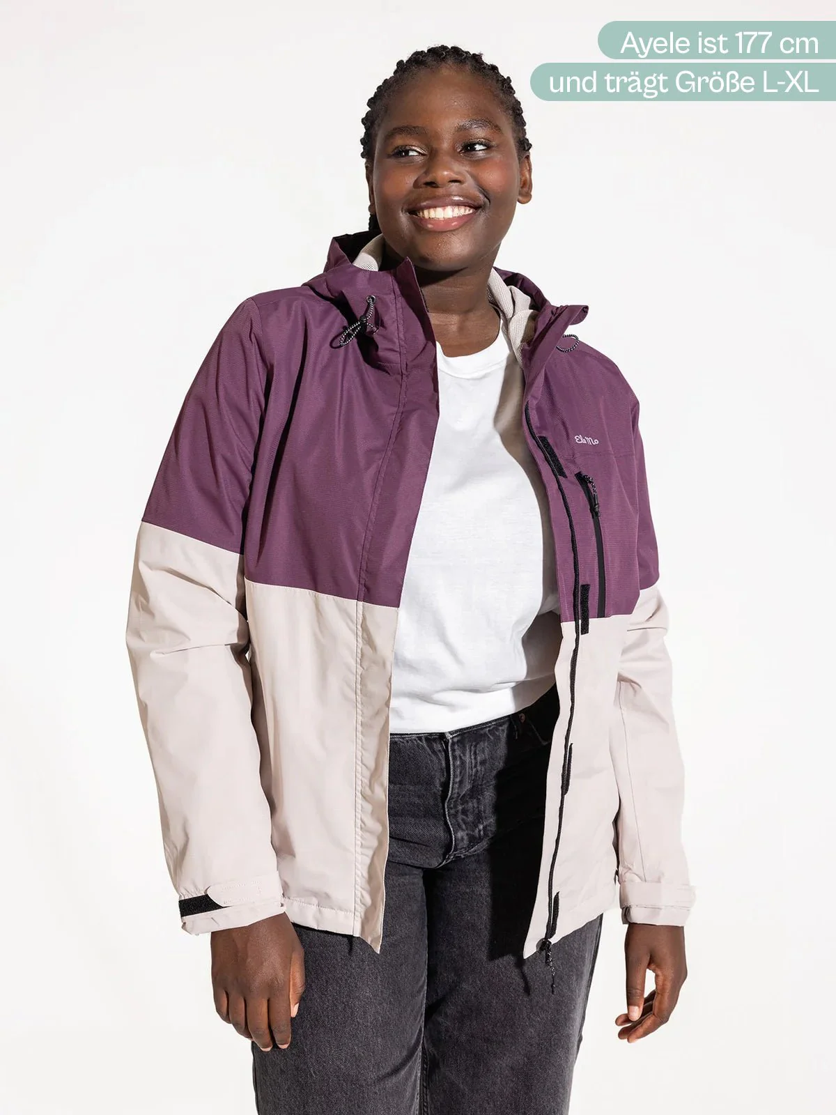 Ela Mo™ Regenjacke | Grape - Image 5