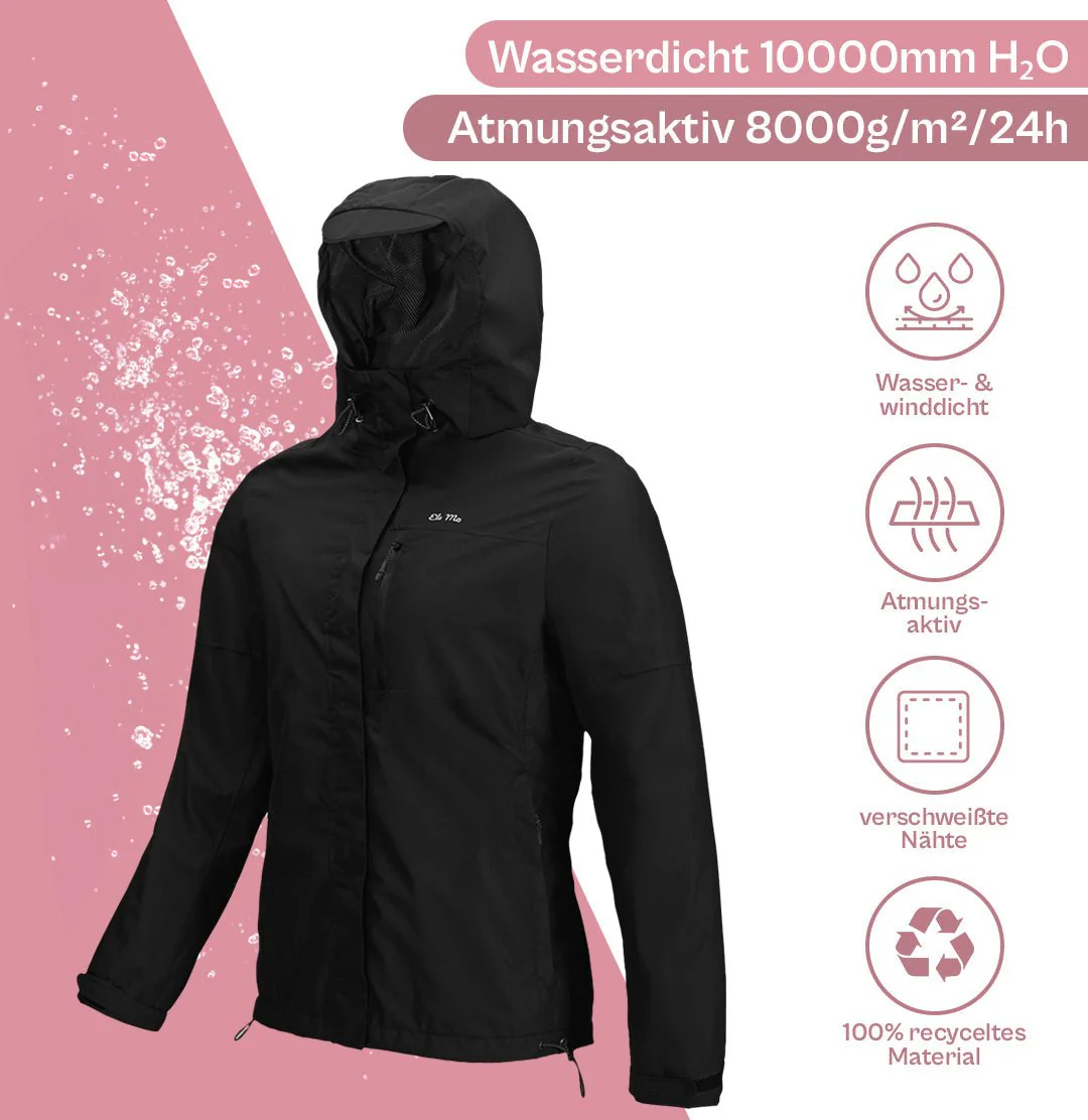Ela Mo™ Regenjacke | Black - Image 3