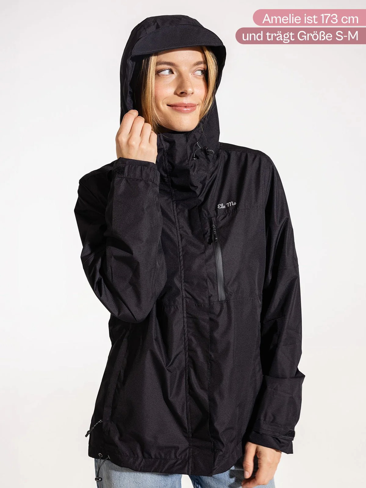 Ela Mo™ Regenjacke | Black - Image 5