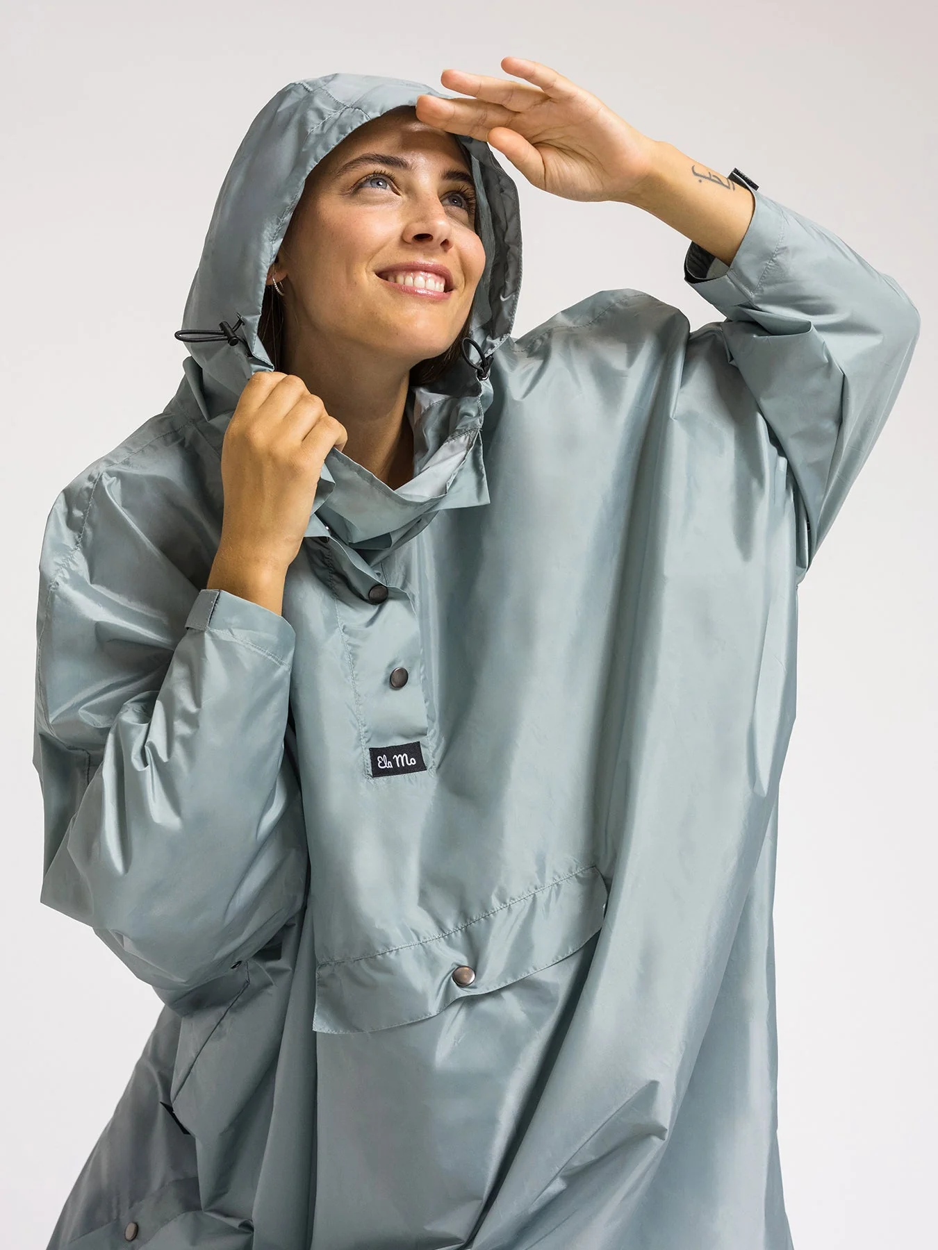 Ela Mo™ Regenponcho | Mint - Image 7