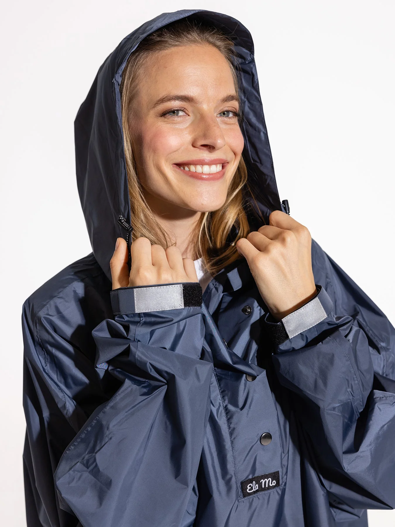 Ela Mo™ Regenponcho | Navy - Image 6