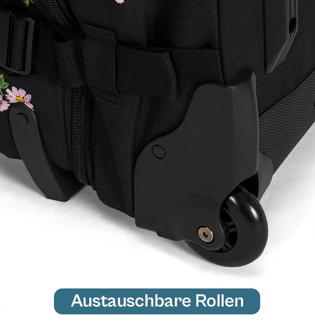 Ela Mo™ Reisetasche mit Rollen 42 Liter | Embroidery Edition Upsy Daisy - Image 4