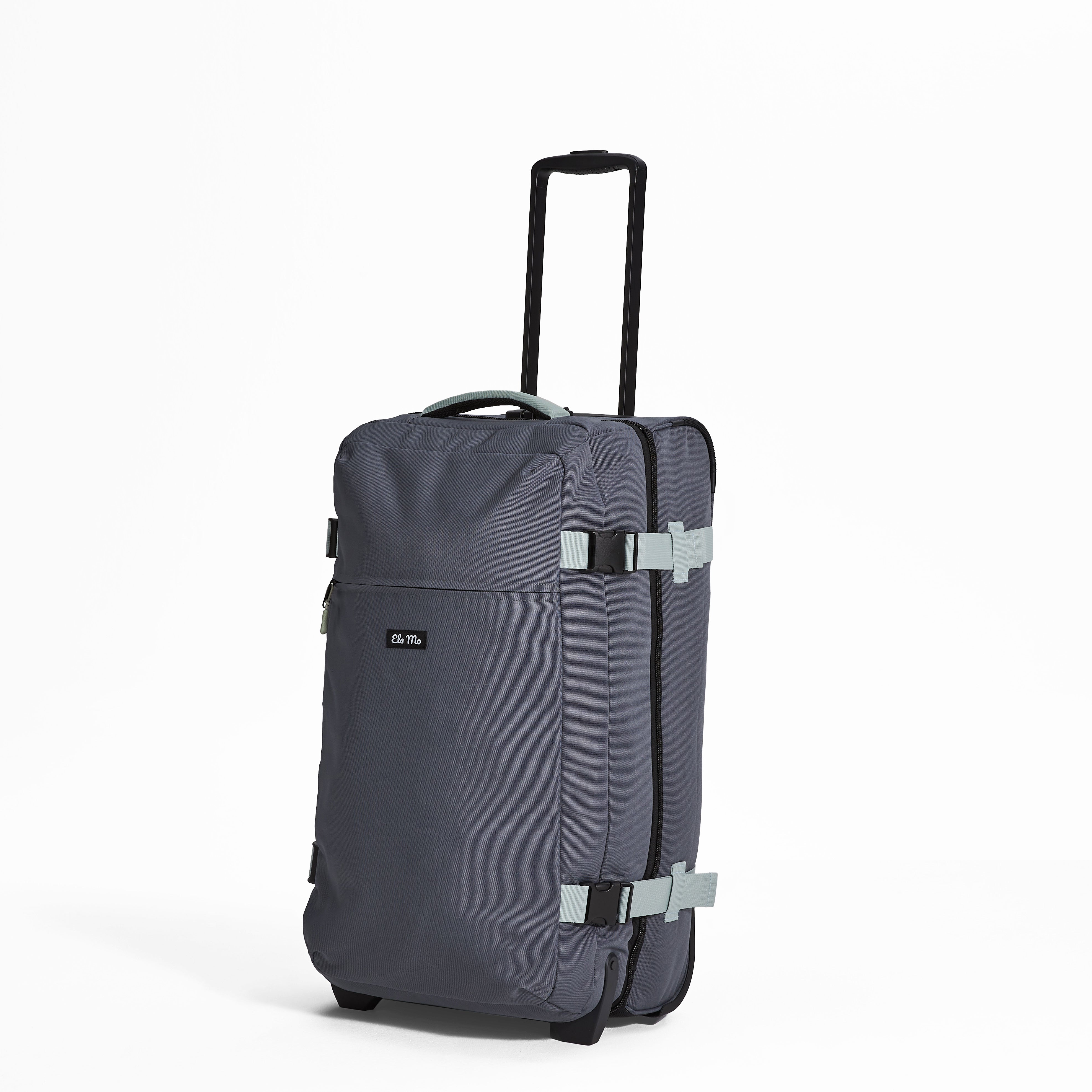 Ela Mo™ Reisetasche mit Rollen 78 Liter | Darkgrey Mint - Image 5