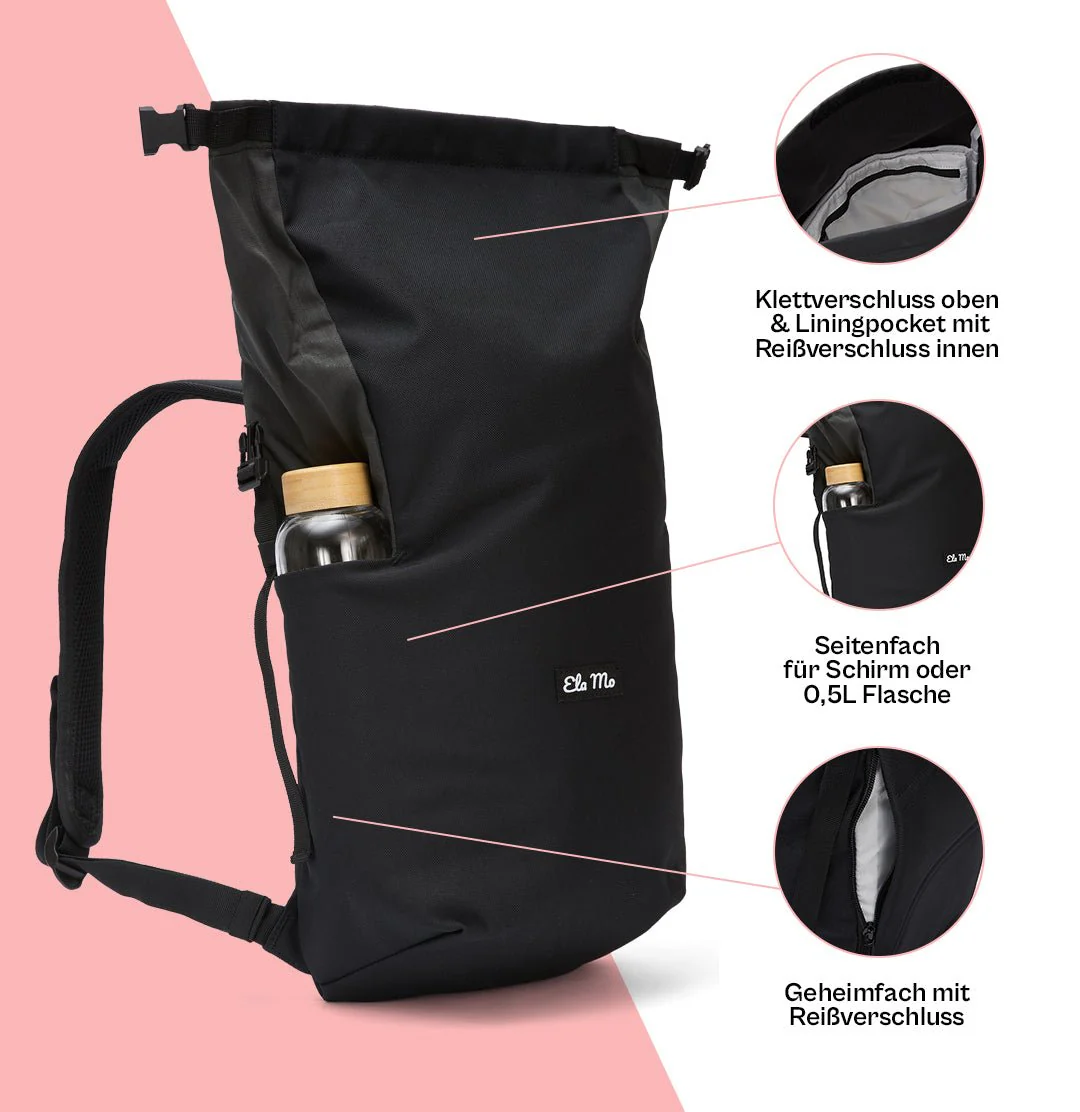 Ela Mo™ Rolltop Lite | Black - Image 5