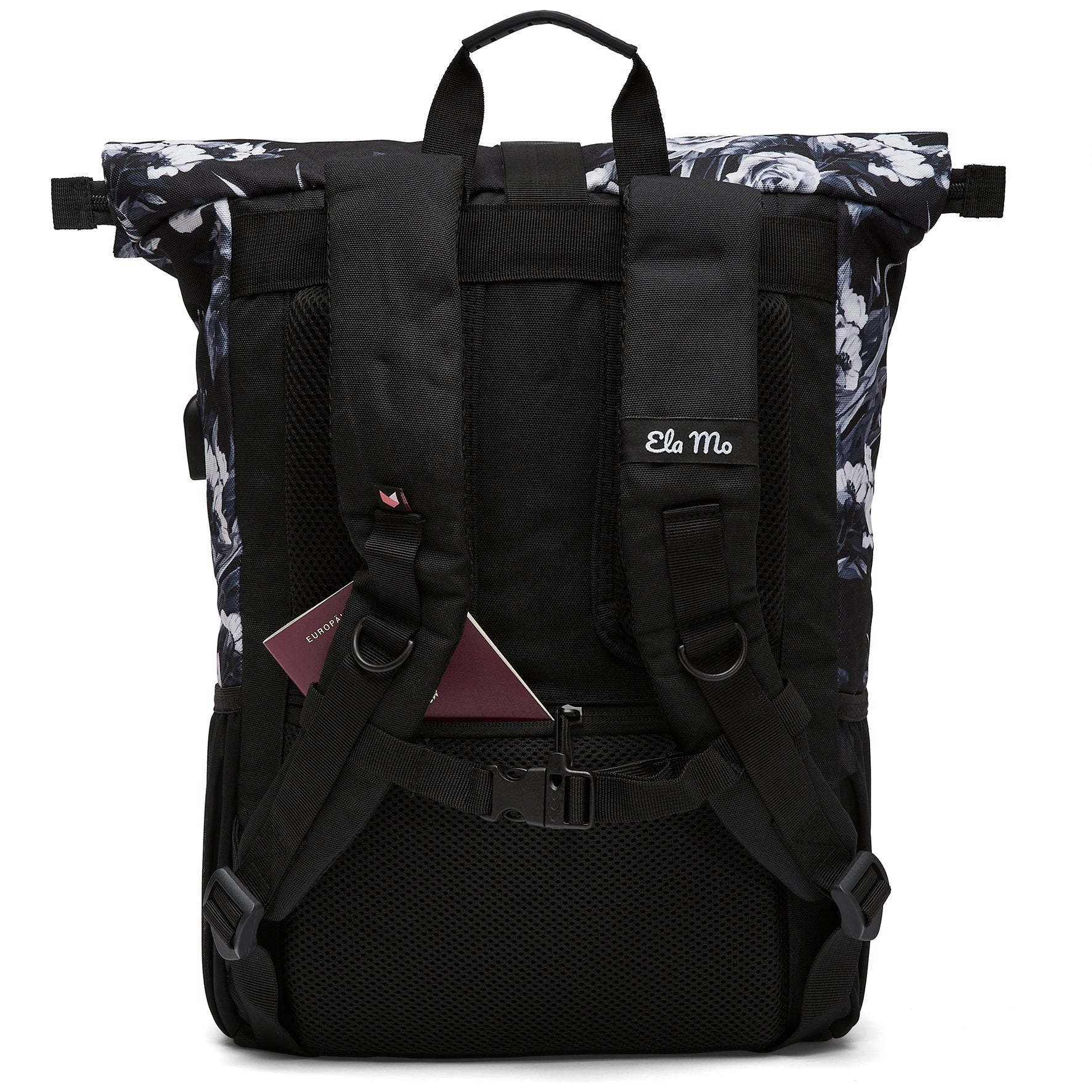 Ela Mo™ Rolltop Rucksack | Nightrose - Image 4