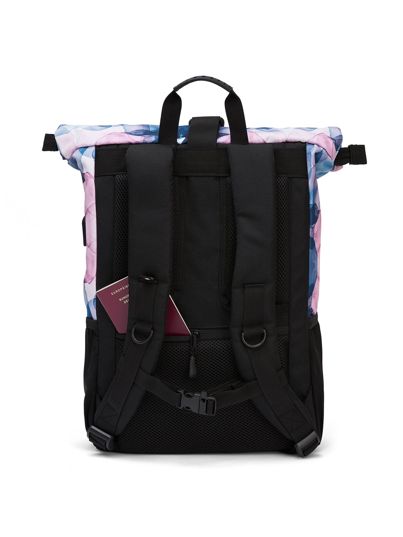 Ela Mo™ Rolltop Rucksack | Aqua - Image 4