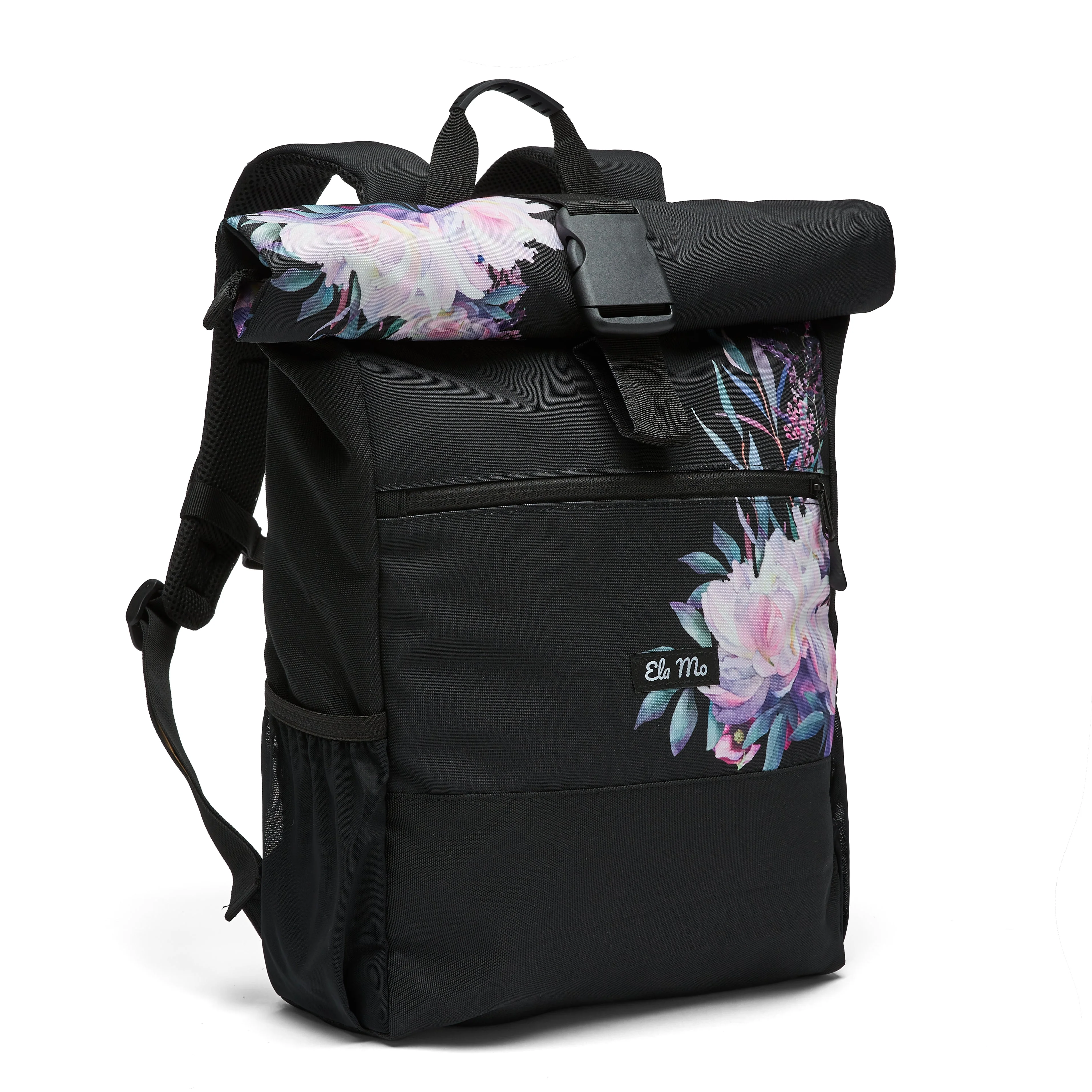 Ela Mo™ Rolltop Rucksack | Beauty in Darkness - Image 4