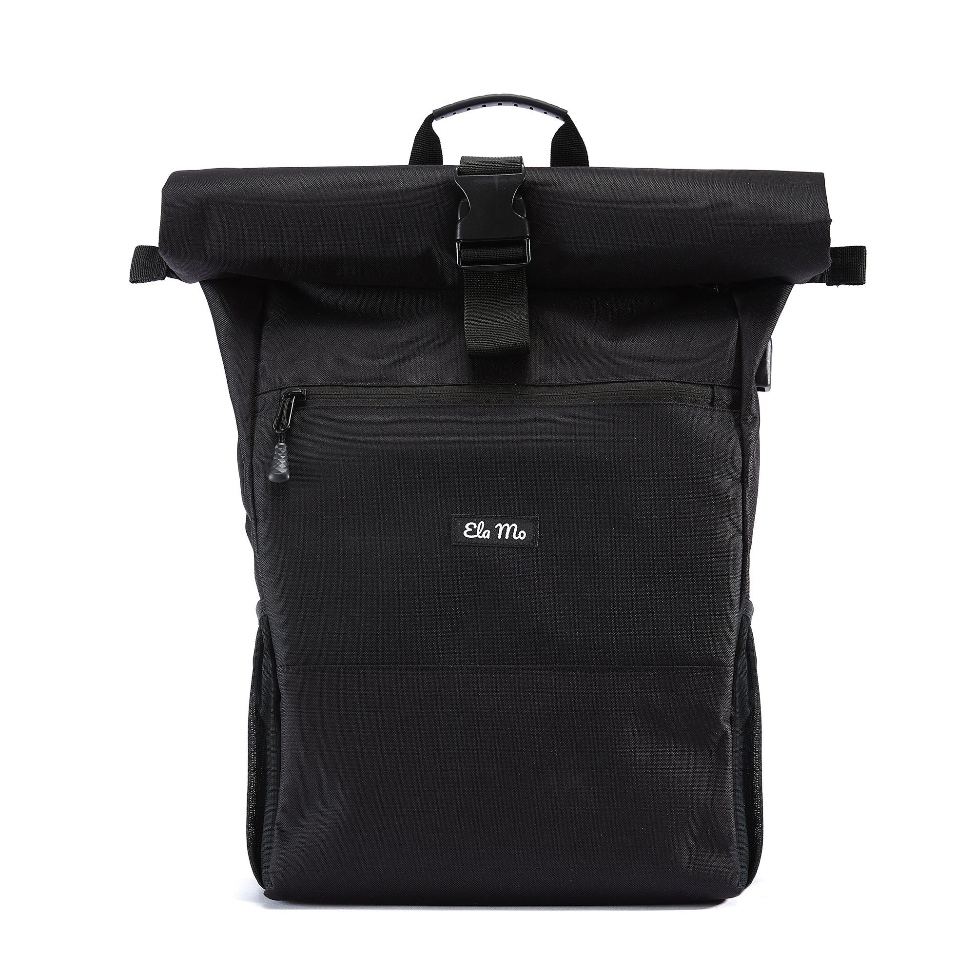 Ela Mo™ Rolltop Rucksack | Black - Image 3