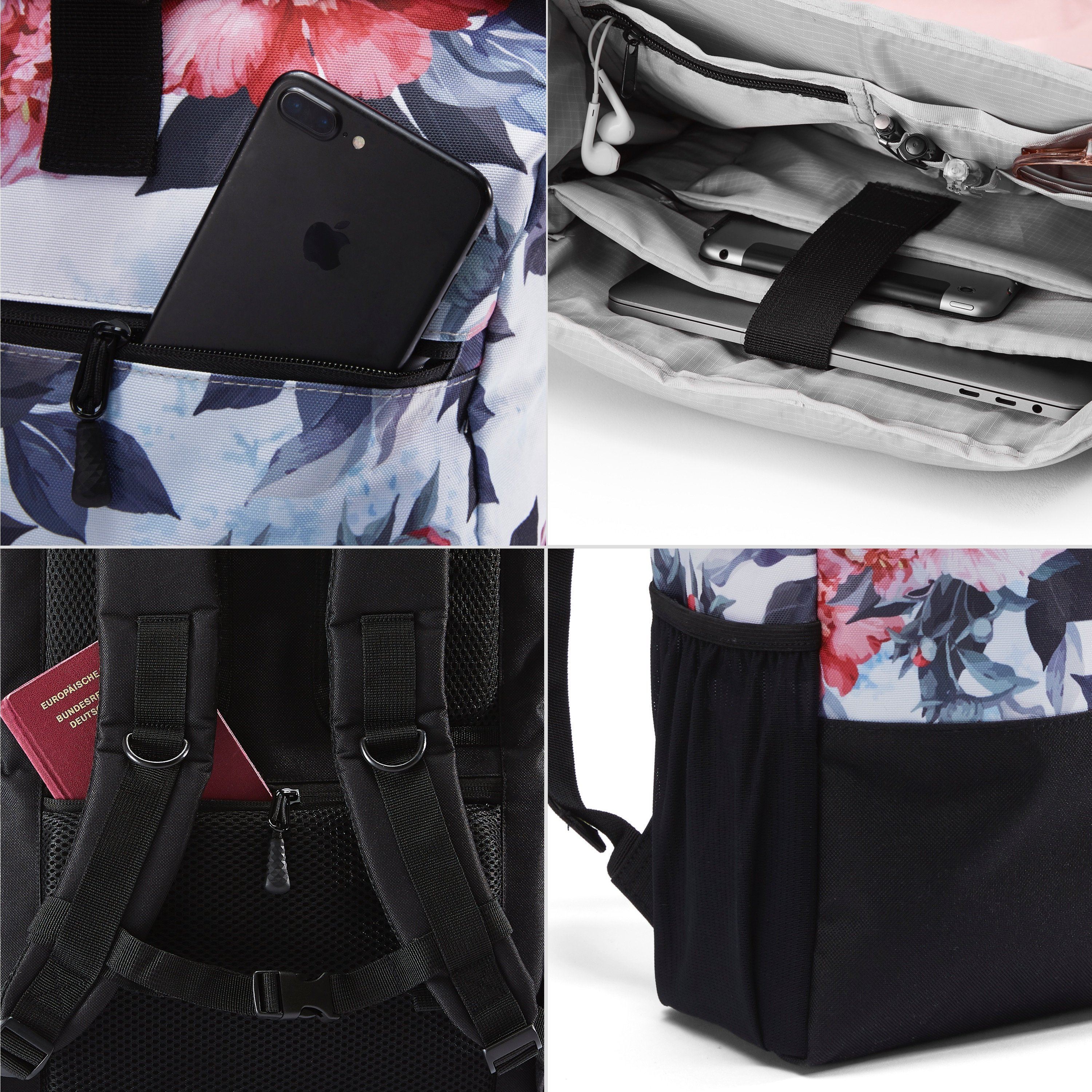 Ela Mo™ Rolltop Rucksack | Bloom! - Image 5