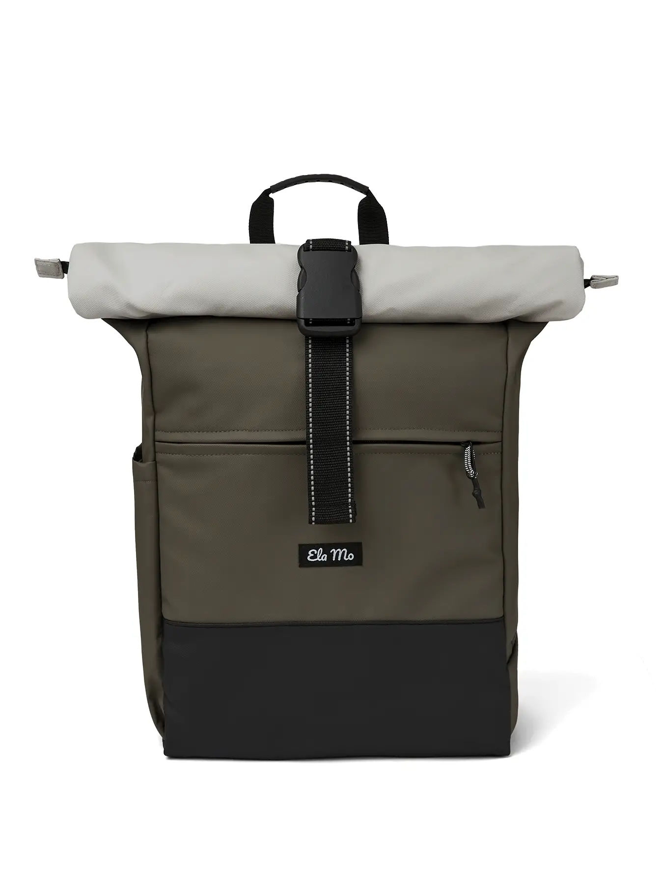 Ela Mo™ Rolltop Rucksack | Coated Edition Olive - Image 5