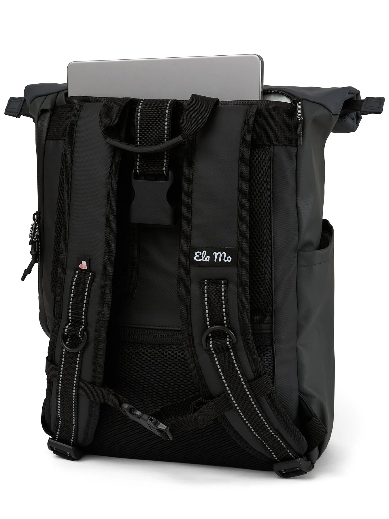 Ela Mo™ Rolltop Rucksack | Coated Edition Slate - Image 11