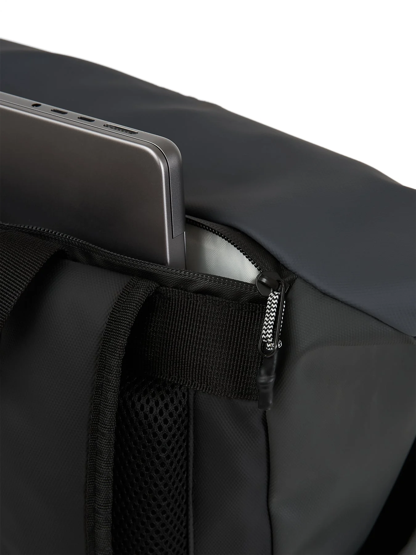 Ela Mo™ Rolltop Rucksack | Coated Edition Slate - Image 12