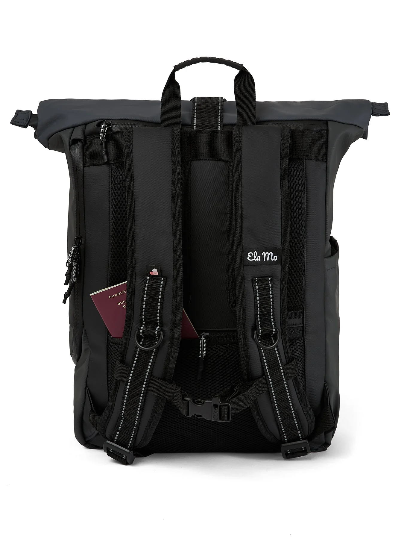 Ela Mo™ Rolltop Rucksack | Coated Edition Slate - Image 7