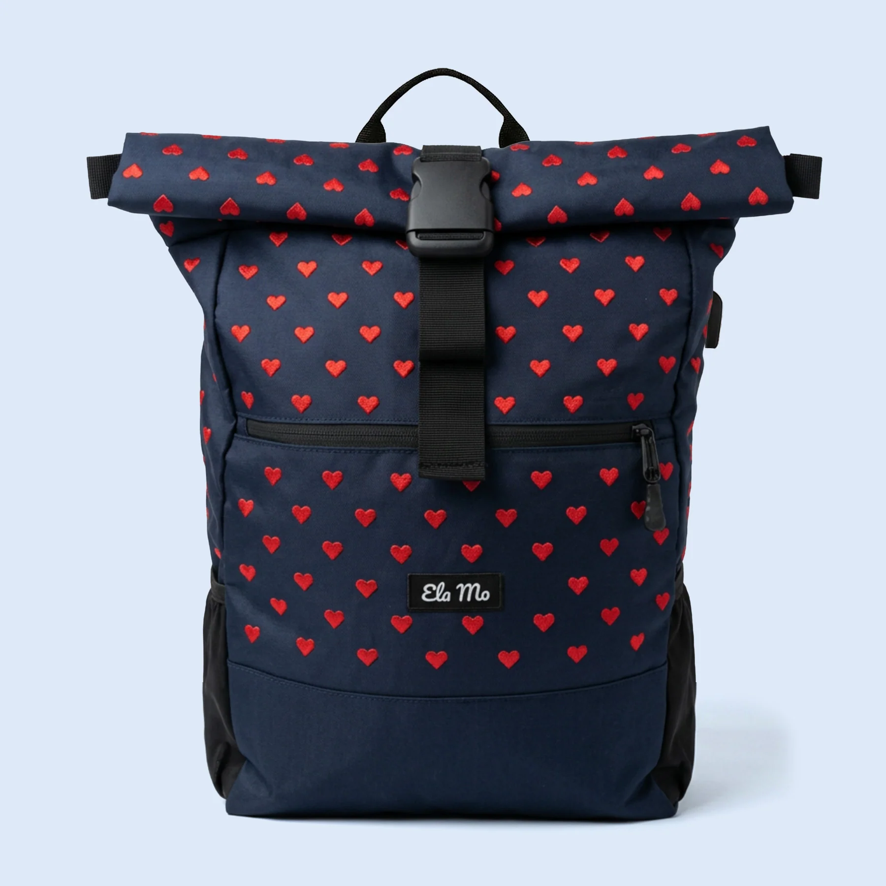 Ela Mo™ Rolltop Rucksack | Embroidery Edition Wild at Heart