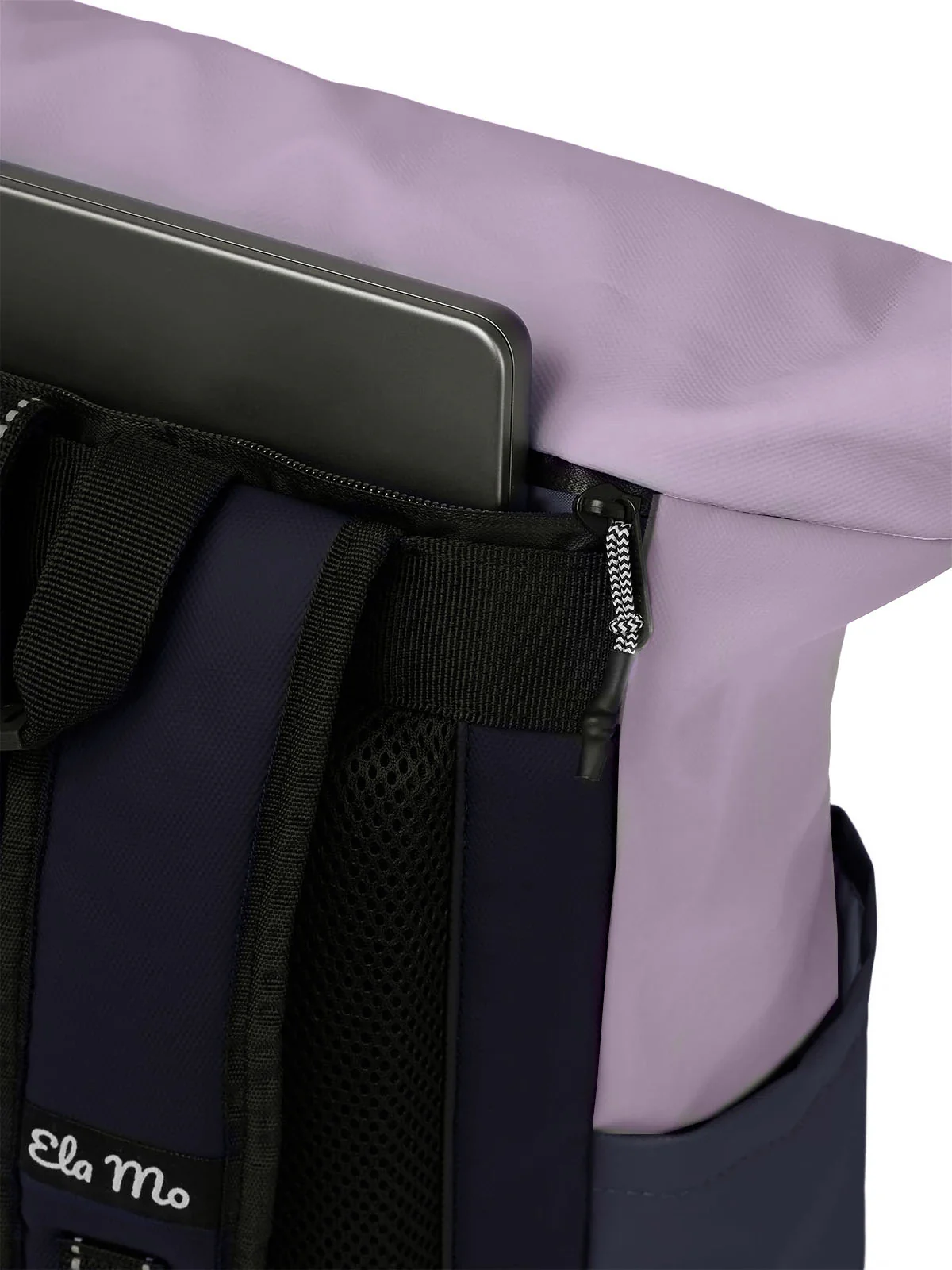 Ela Mo™ Rolltop Rucksack | Coated Edition Fuchsie - Image 5