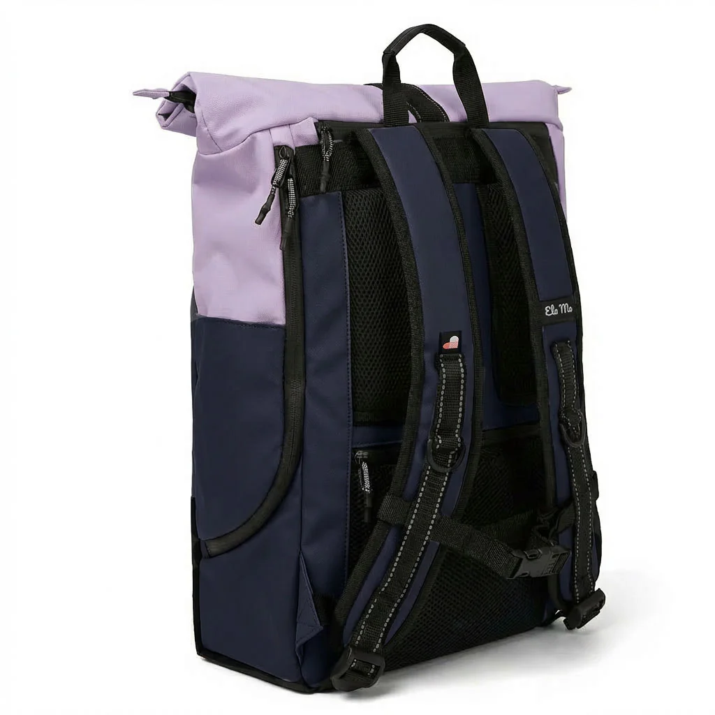 Ela Mo™ Rolltop Rucksack | Coated Edition Fuchsie - Image 7