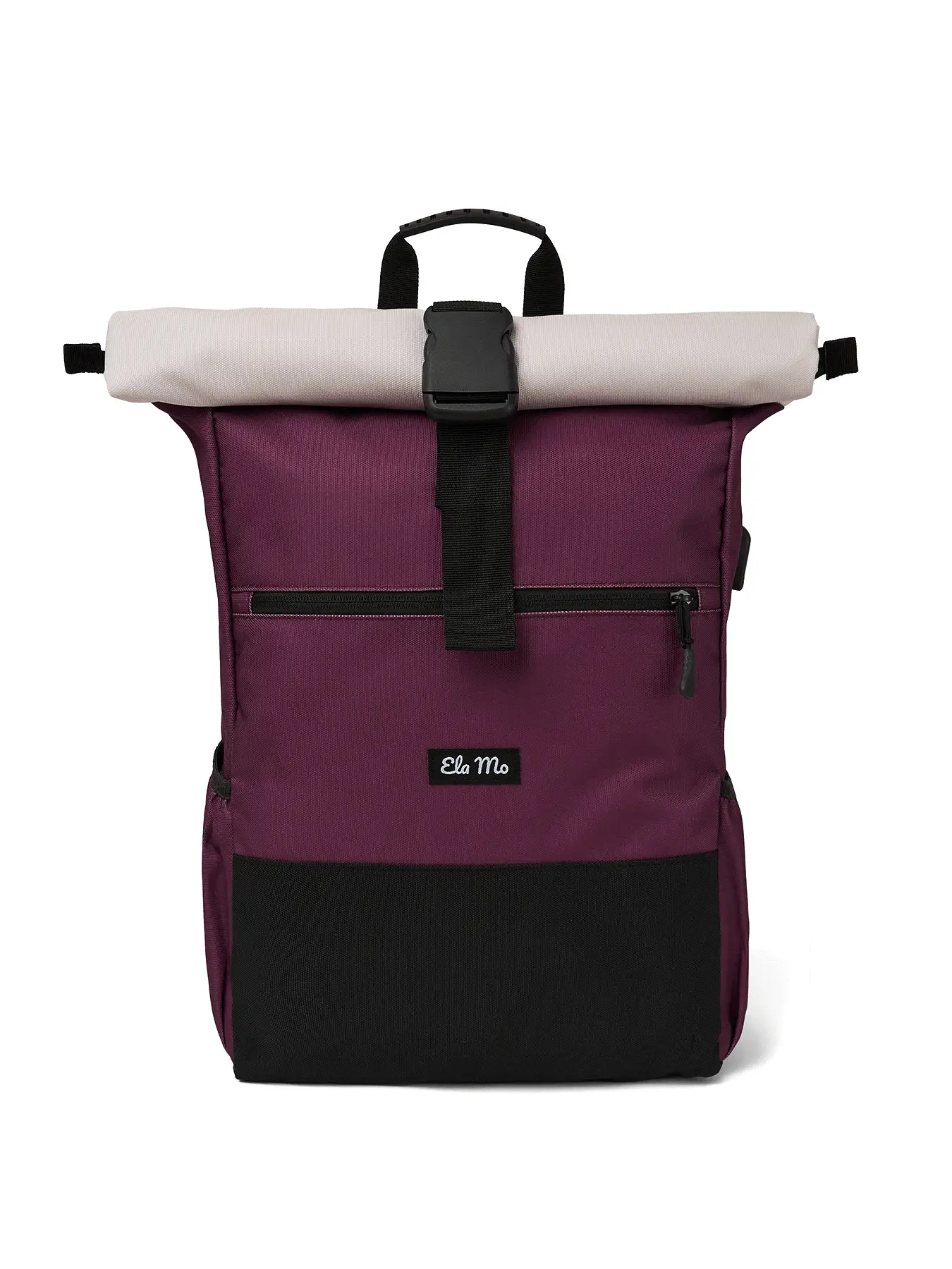Ela Mo™ Rolltop Rucksack | Grape - Image 4