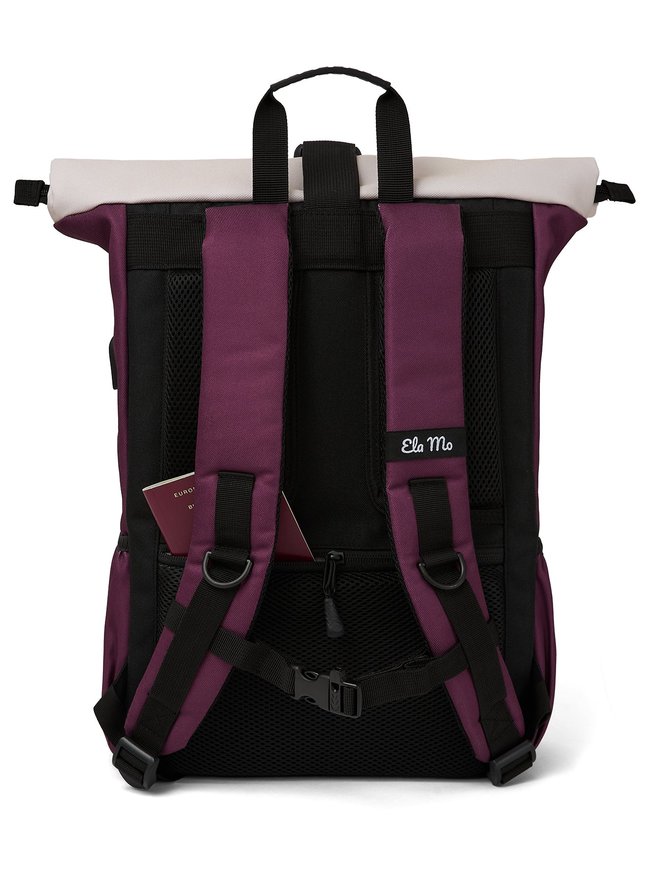 Ela Mo™ Rolltop Rucksack | Grape - Image 5
