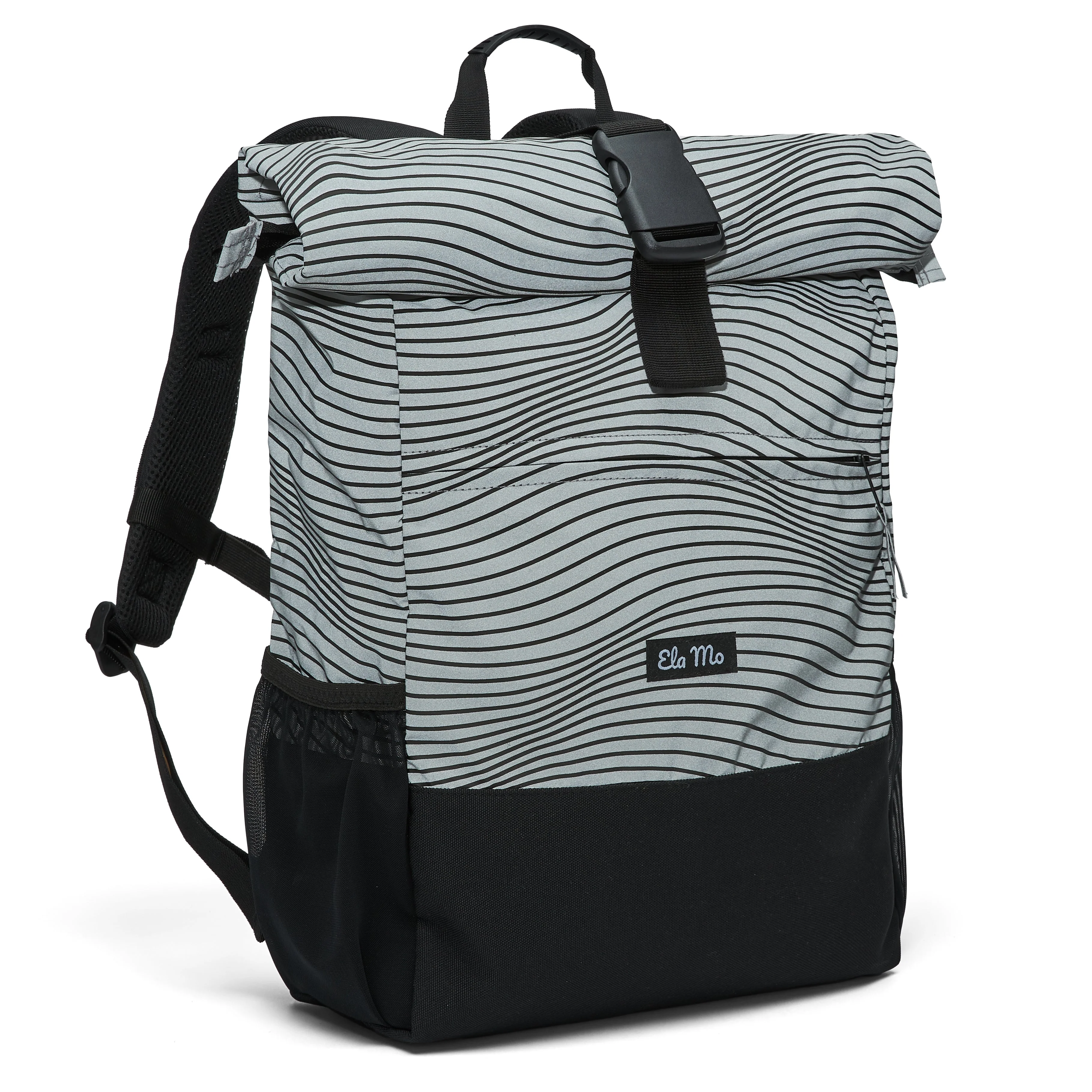 Ela Mo™ Rolltop Rucksack Night Edition | Wave - Image 3
